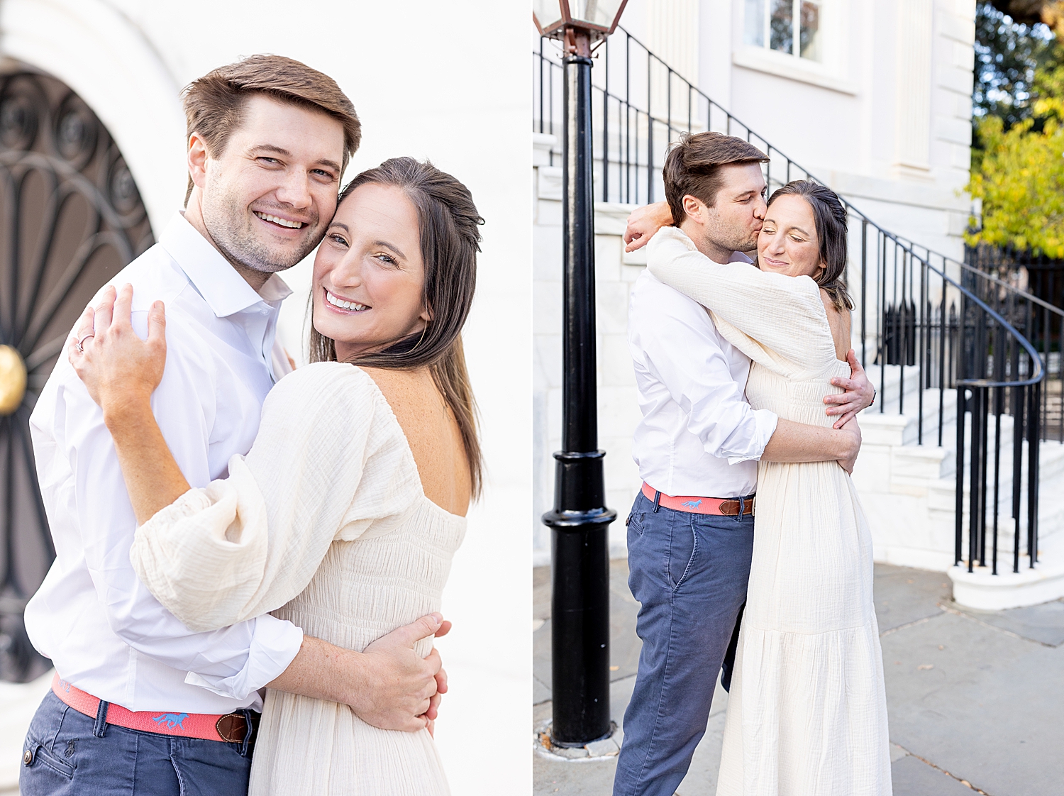 Romantic Engagement Session in  Downtown Charleston, SC 