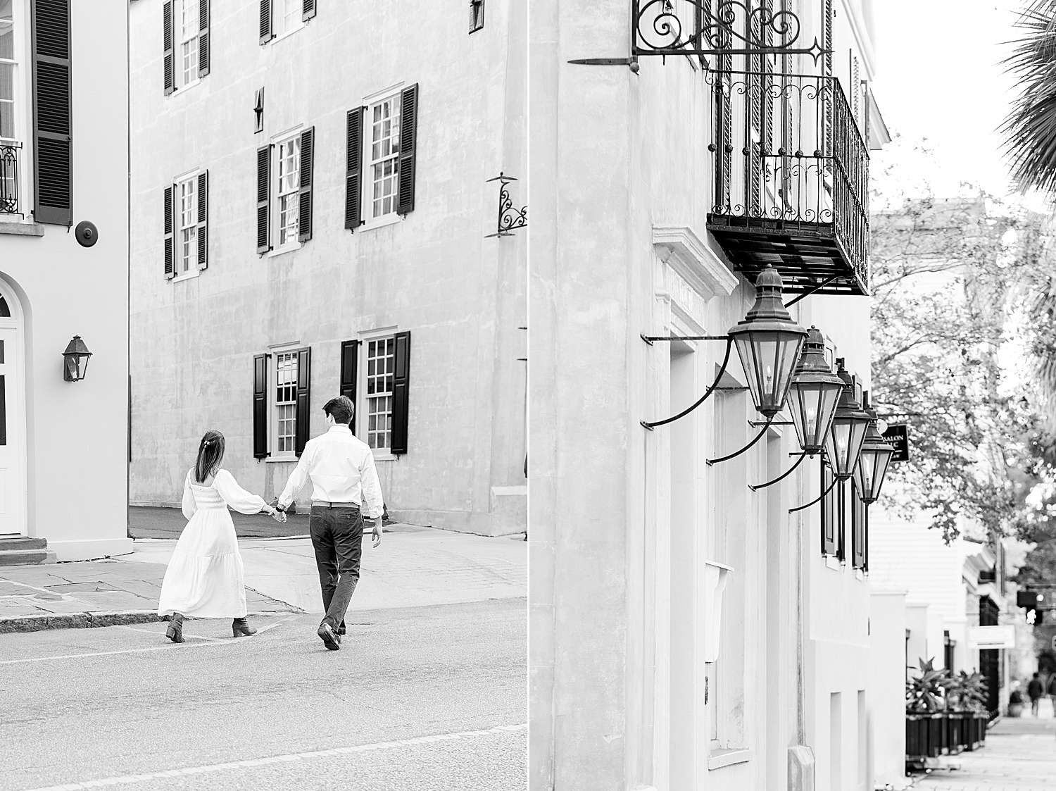 Downtown Charleston engagement 