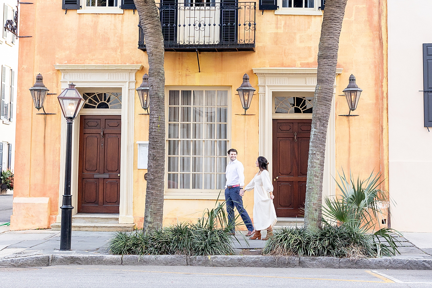 Romantic Engagement Session at Downtown Charleston, SC 