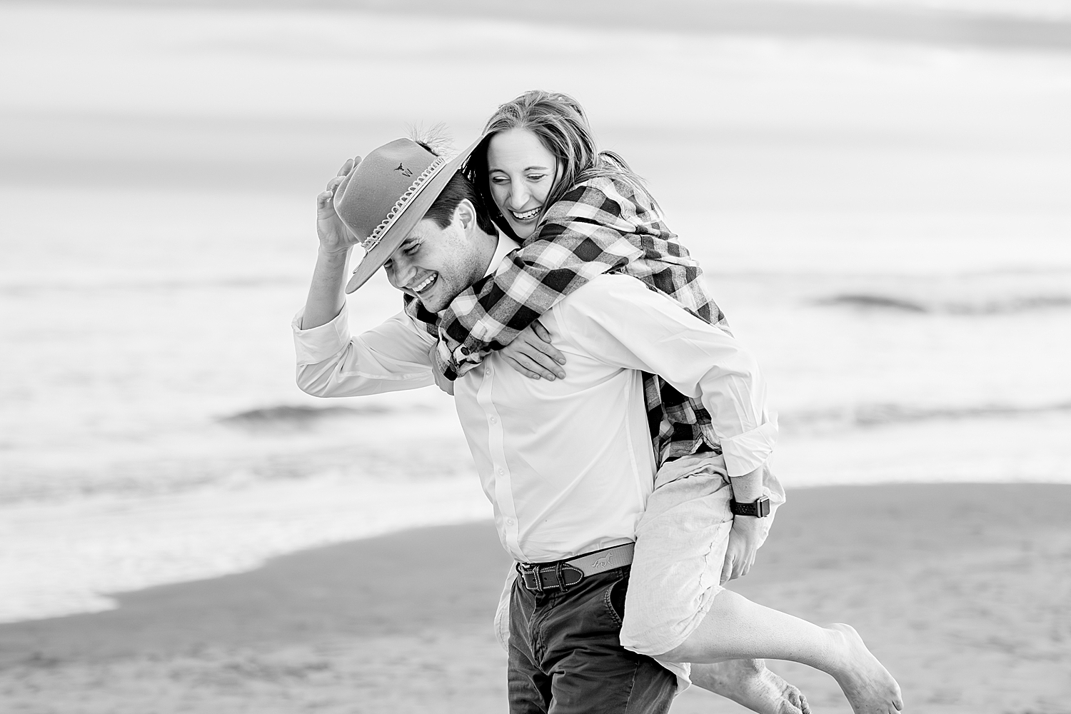 Romantic Engagement Session at Folly Beach 