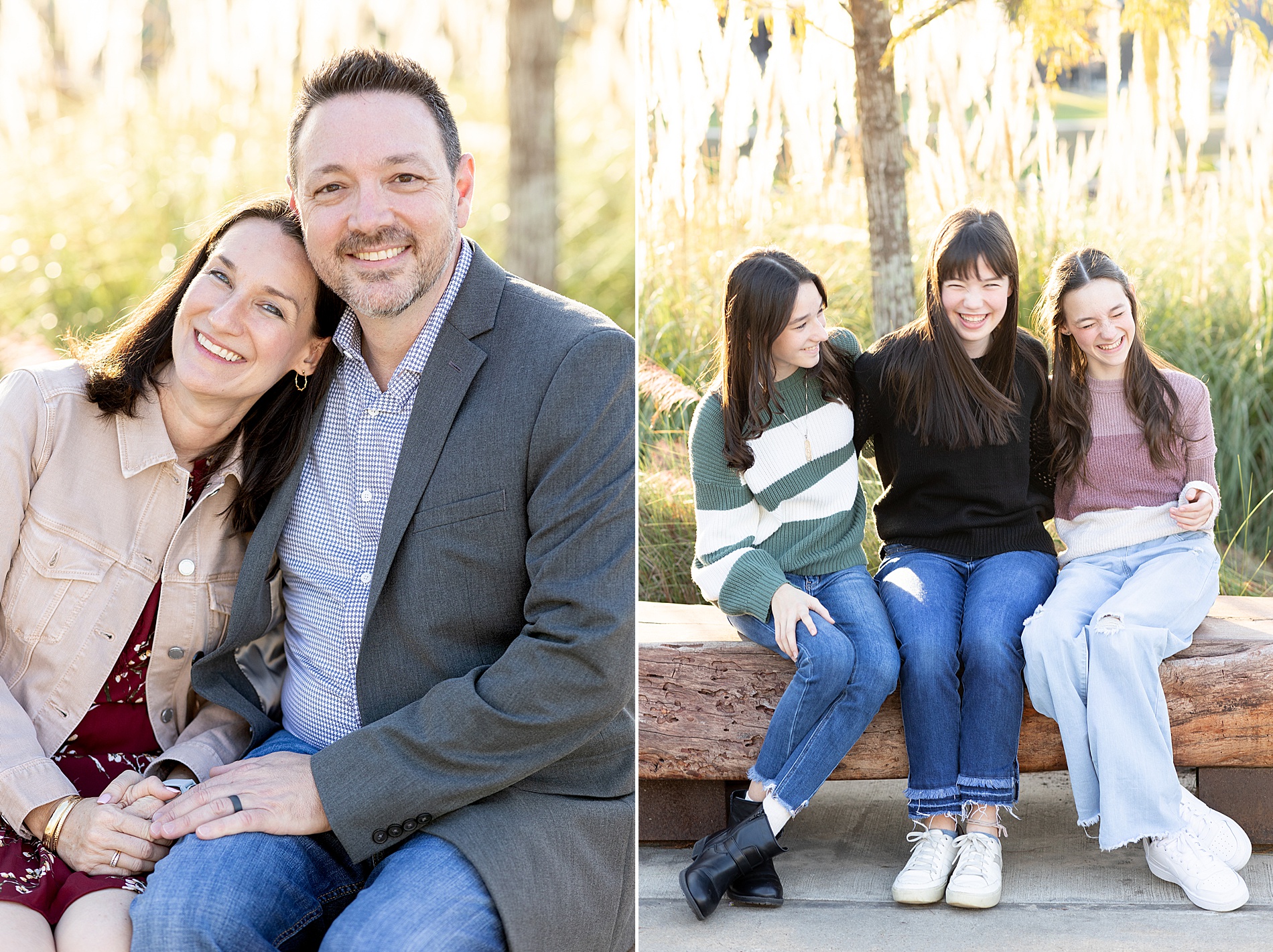 Texas Family Session at City Place in The Woodlands