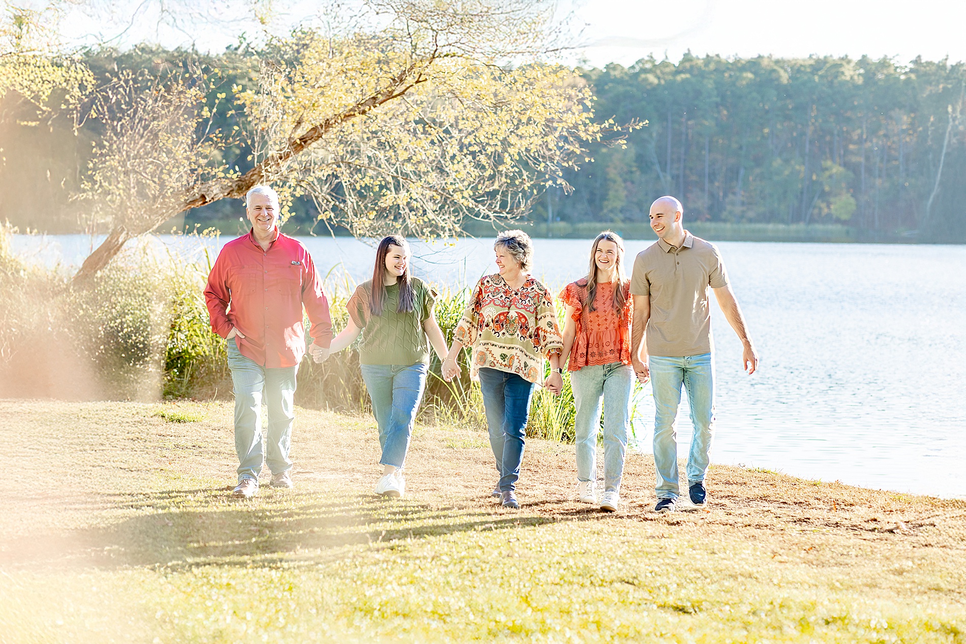 fall family photos at Tyler State Park