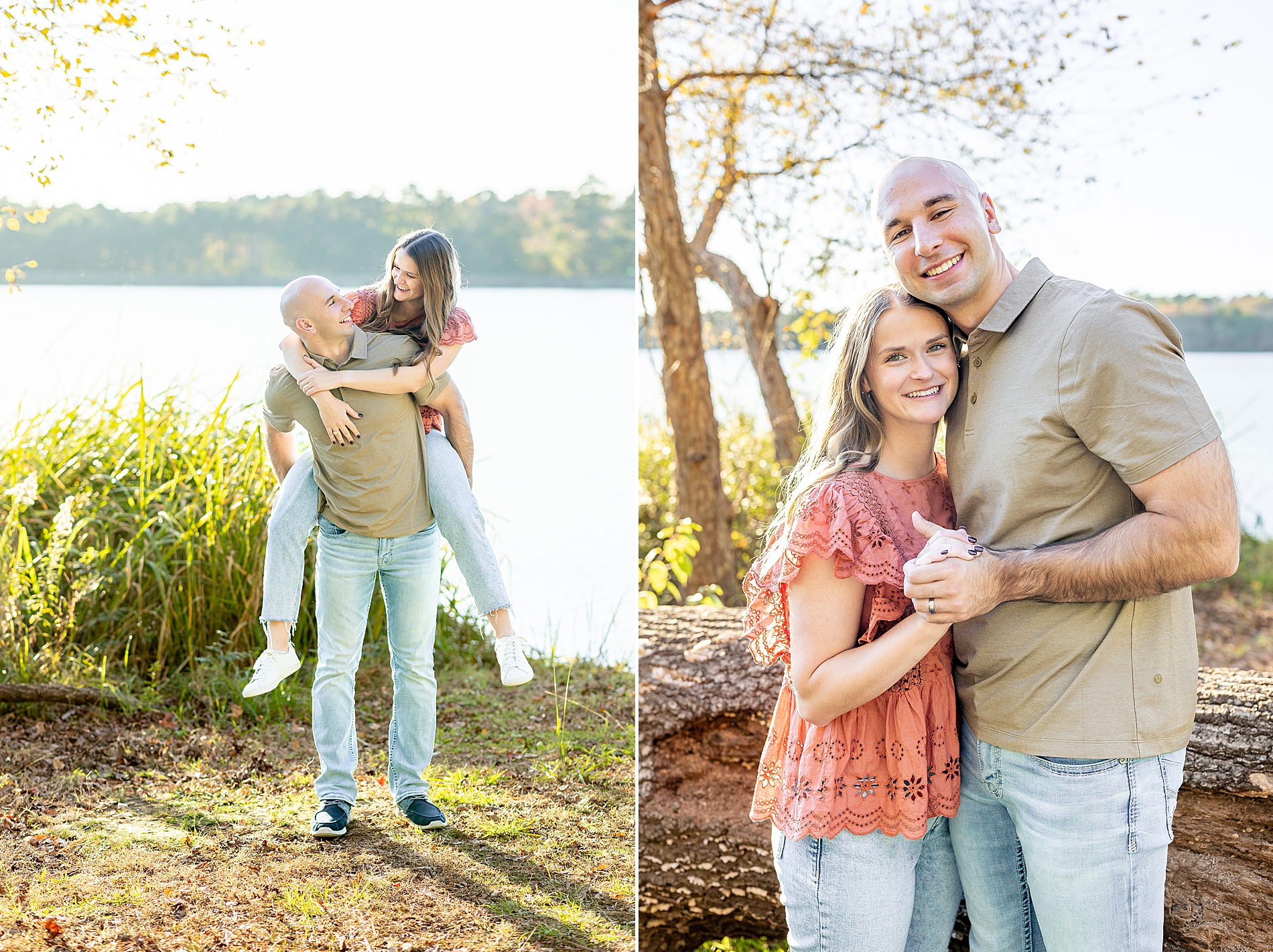 fall couple portraits in Tyler Texas