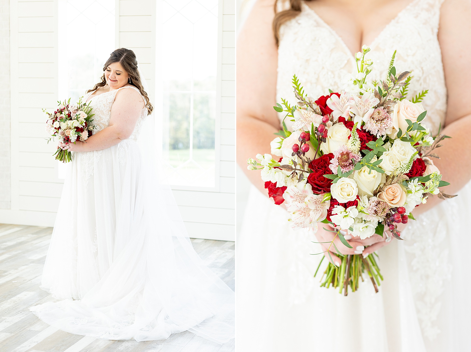 romantic wedding bouquet from Classic East Texas Wedding