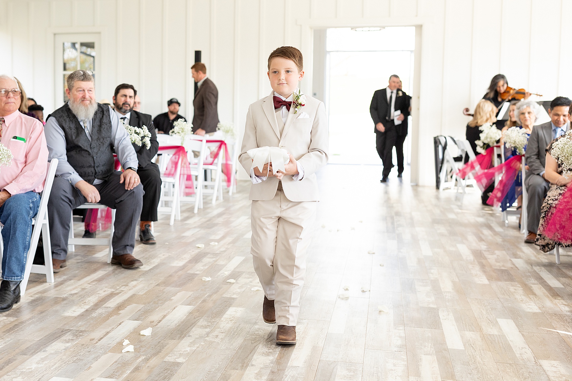 ring bearer at Classic East Texas Wedding