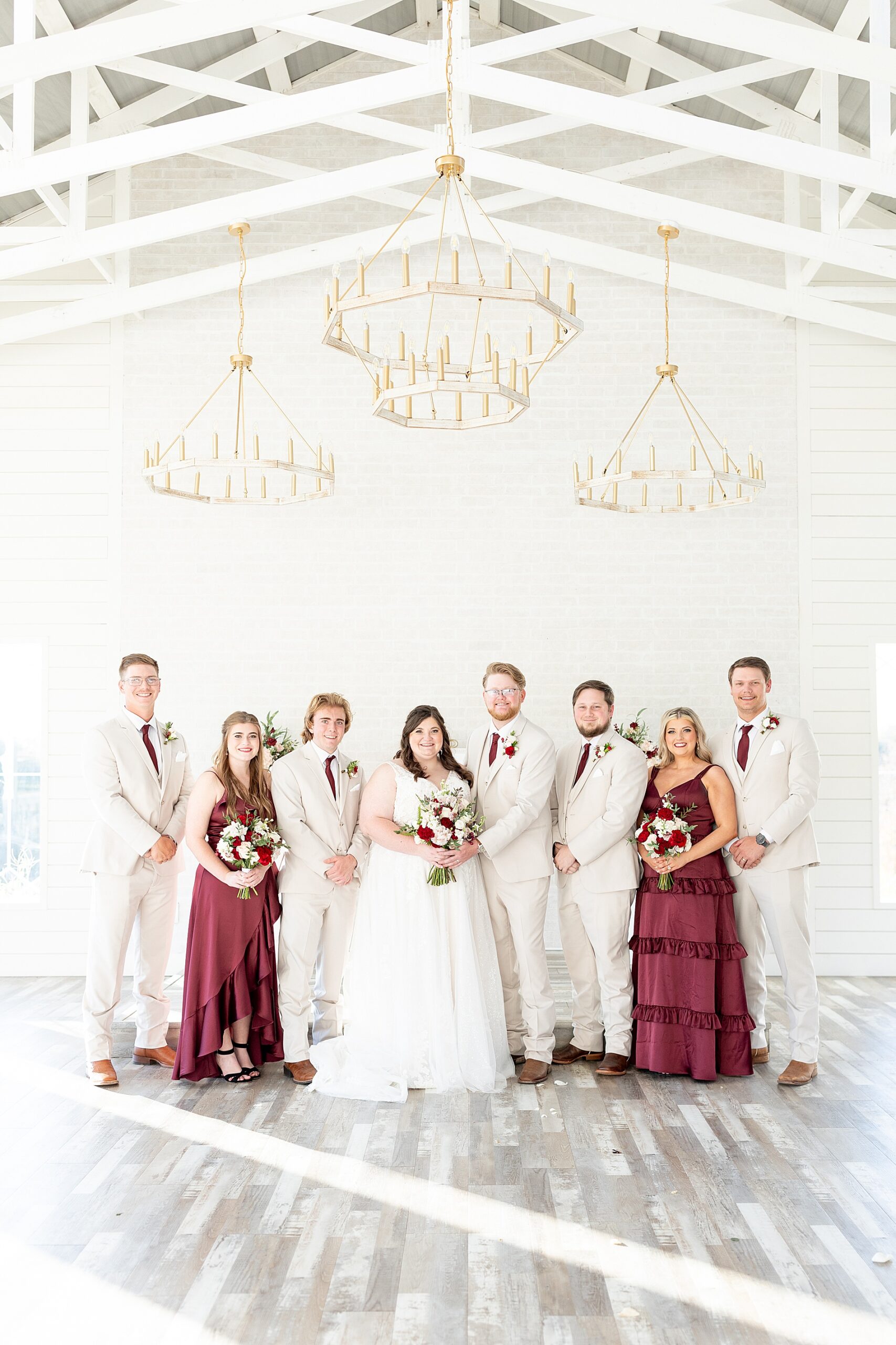 wedding party from Classic East Texas Wedding