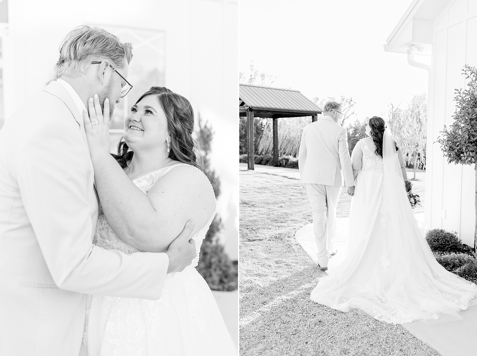 black and white wedding photos 