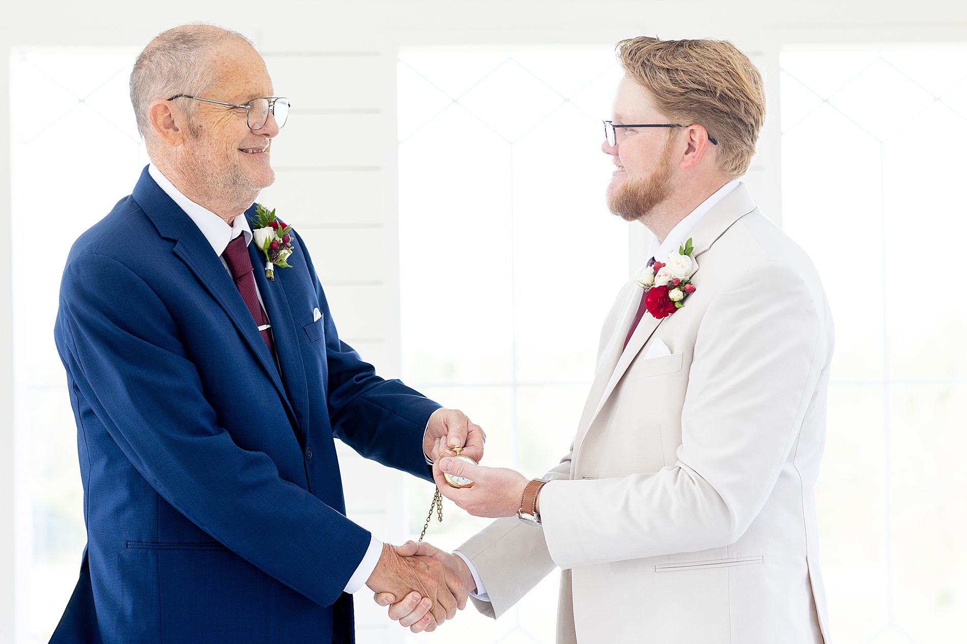 groom with father 