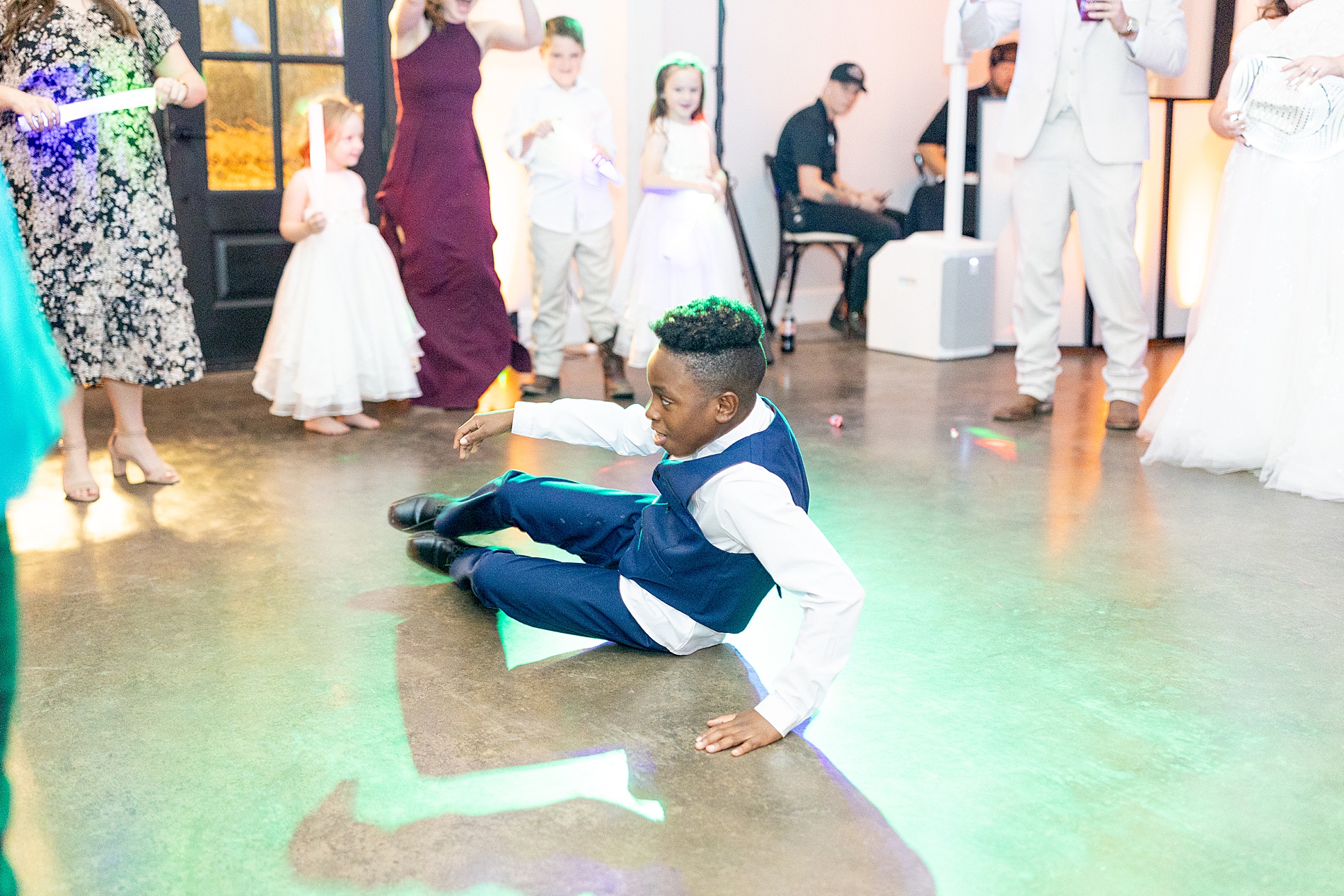 kid on the dance floor