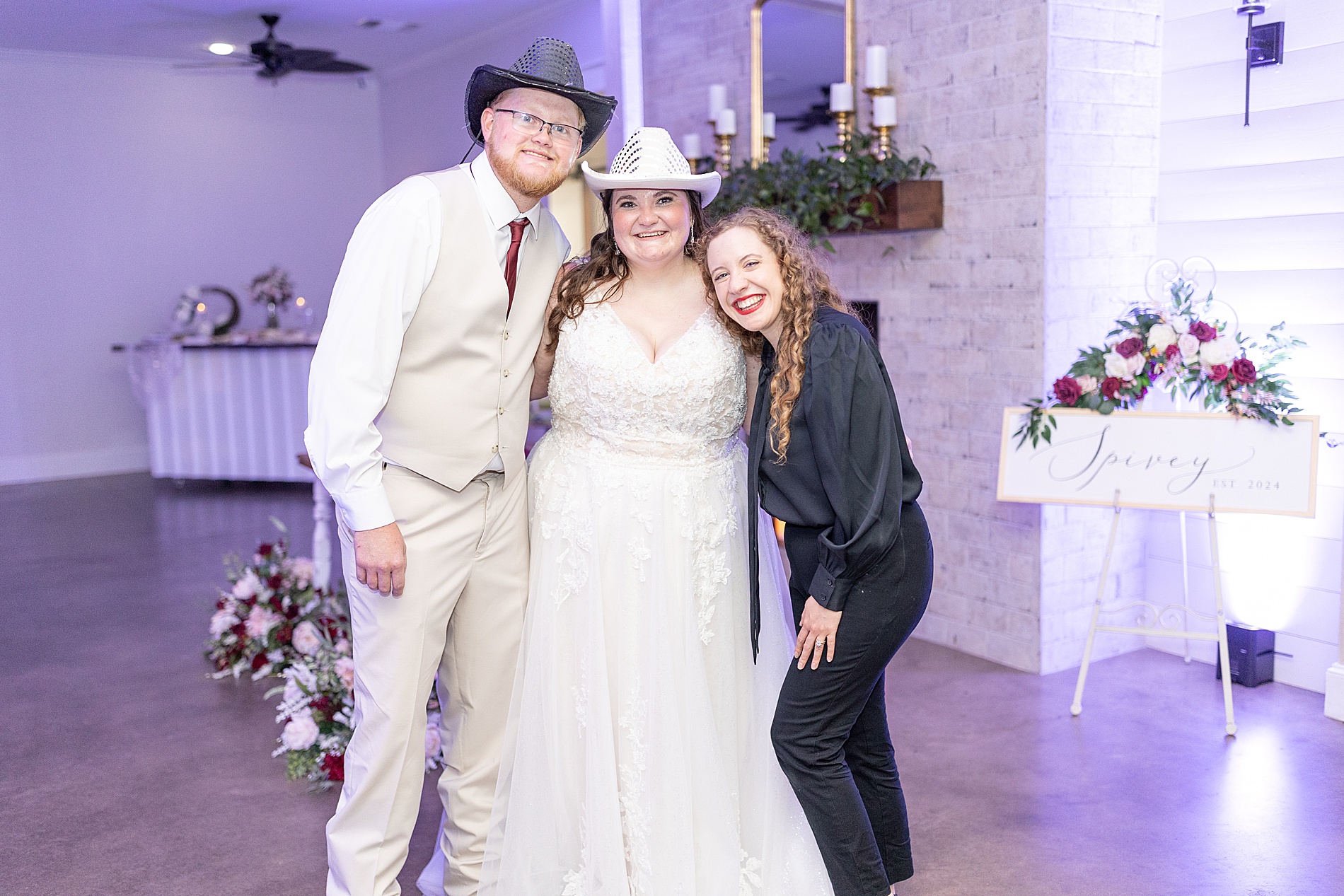 Destination wedding photographer based in Charleston, Sarah Claire, with bride and groom