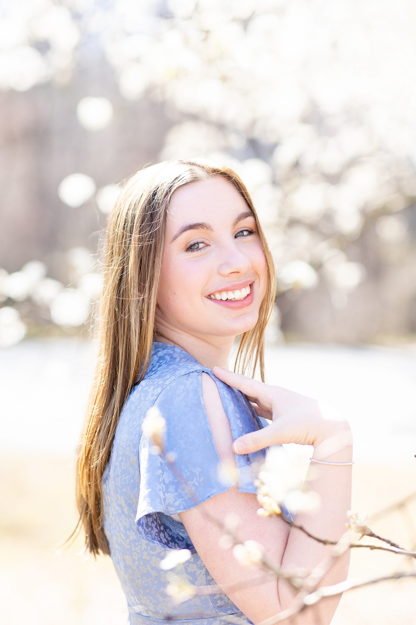 spring senior session in SC