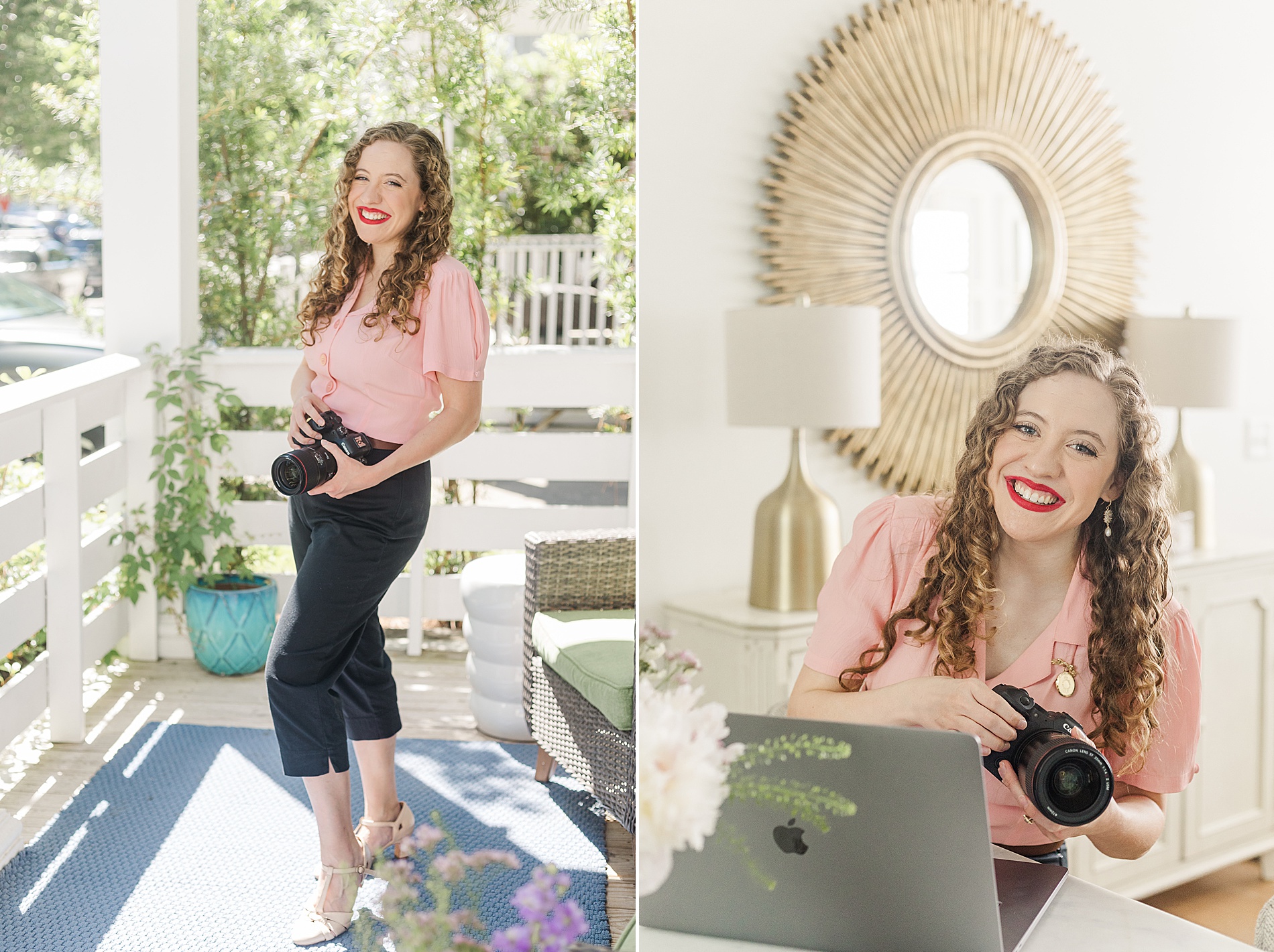 headshots of photographer in Charleston