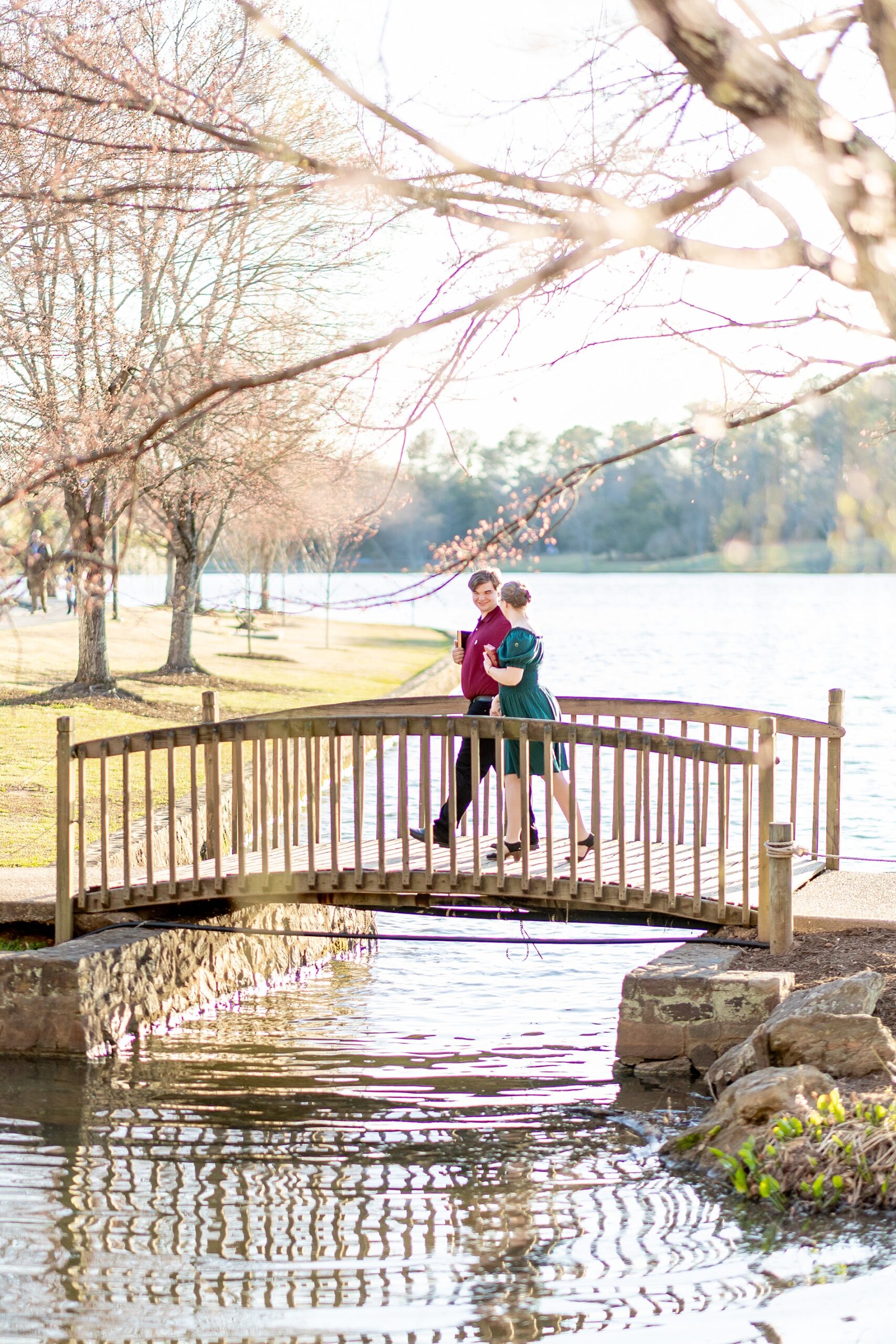 fairytale like engagement session in Greenville, SC