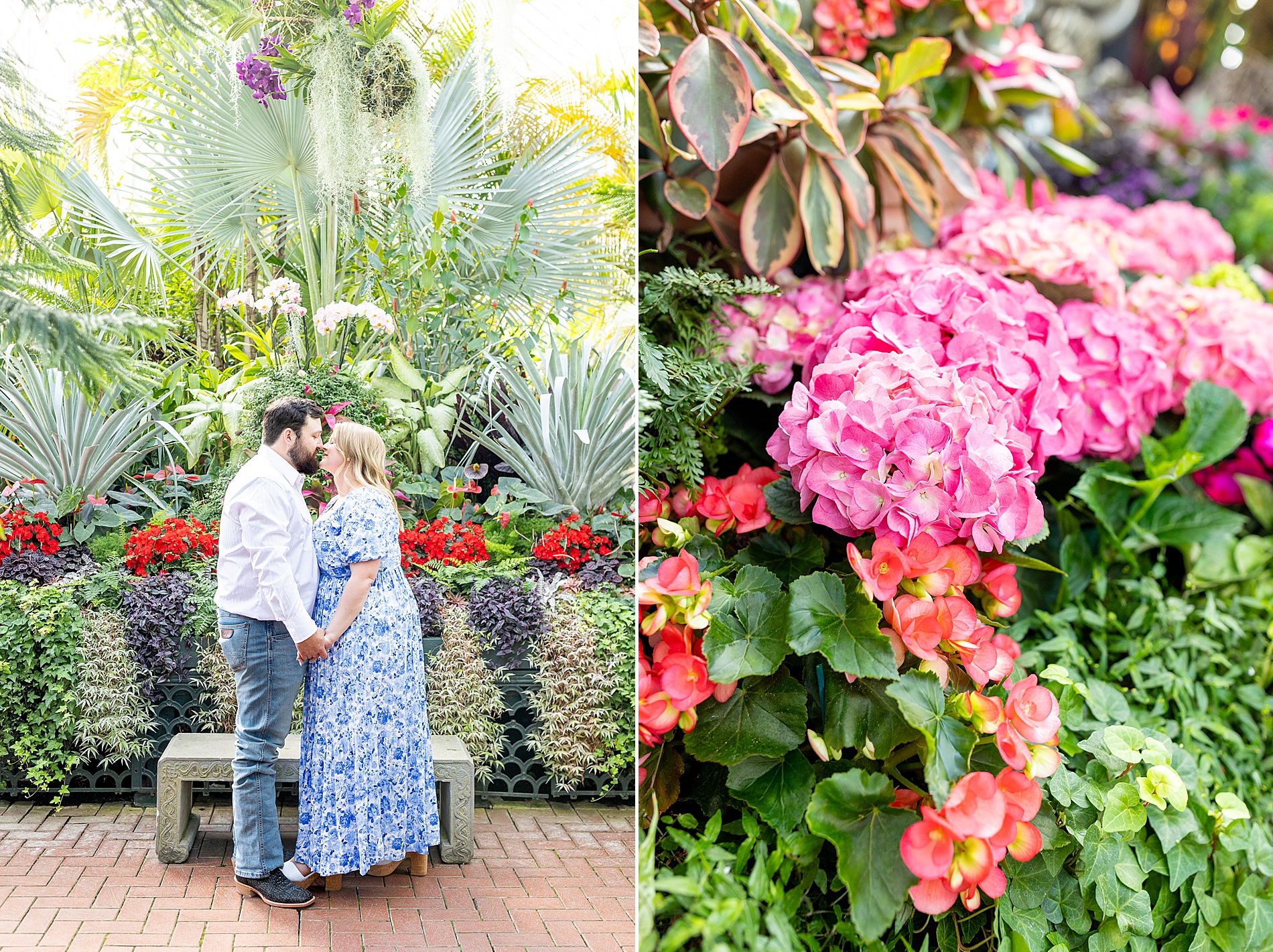 Spring Biltmore Estate Engagement in Asheville, NC