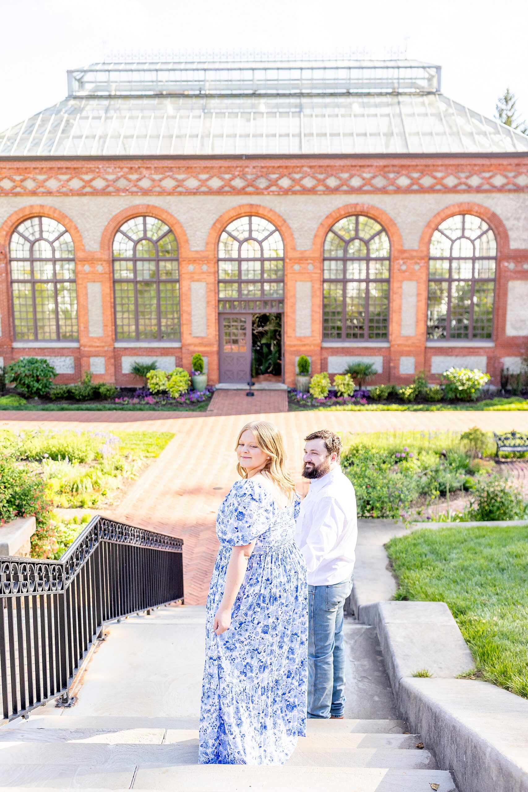Spring Biltmore Estate Engagement in Asheville, NC