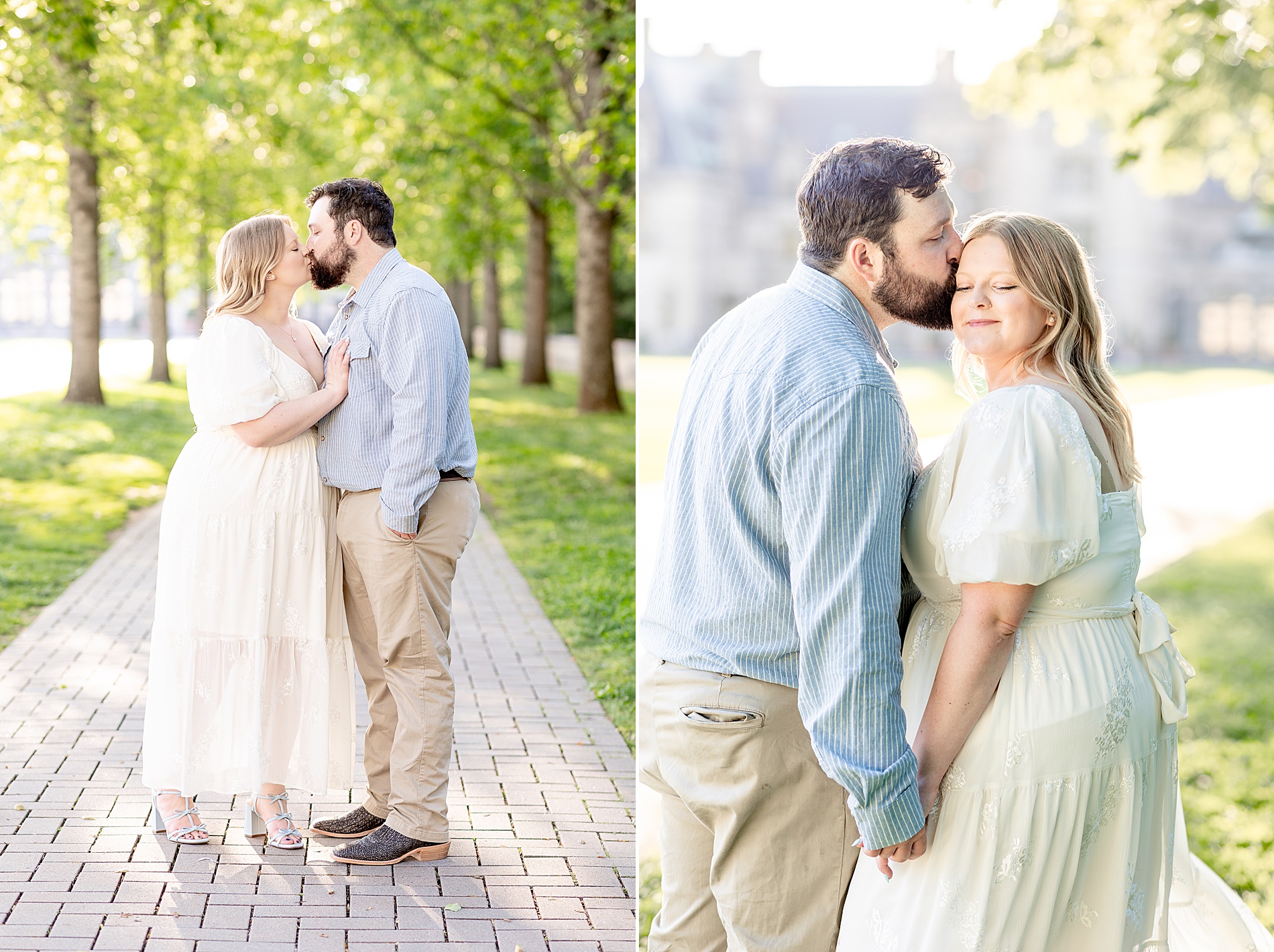 Spring Biltmore Estate Engagement in Asheville, NC
