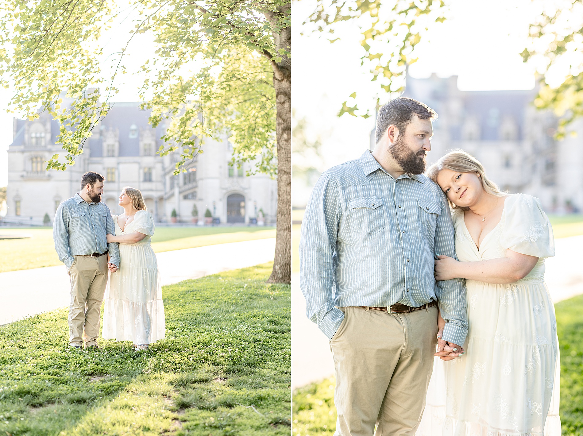 Asheville, NC engagement at Biltmore Estate