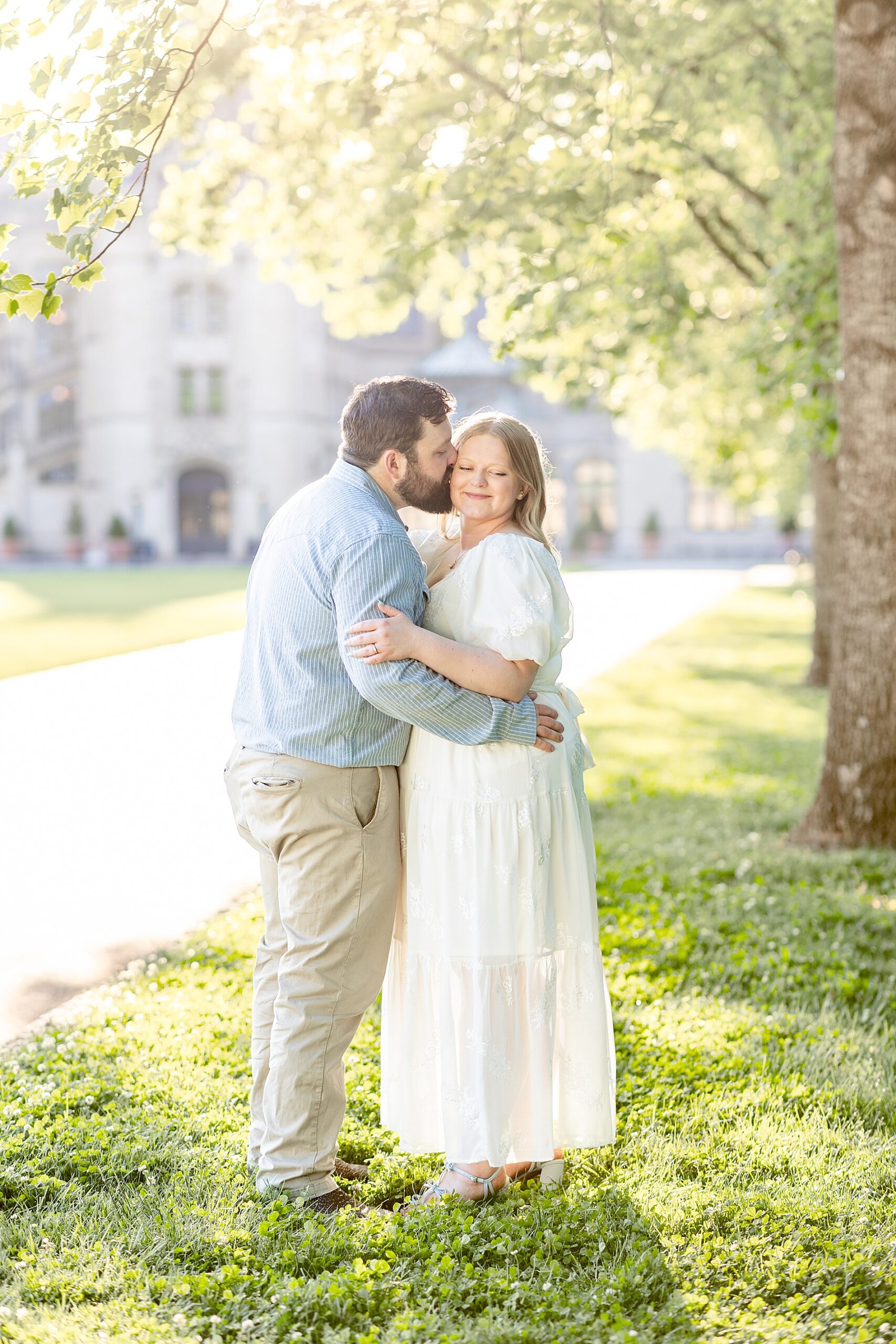 Spring Biltmore Estate Engagement in Asheville, NC