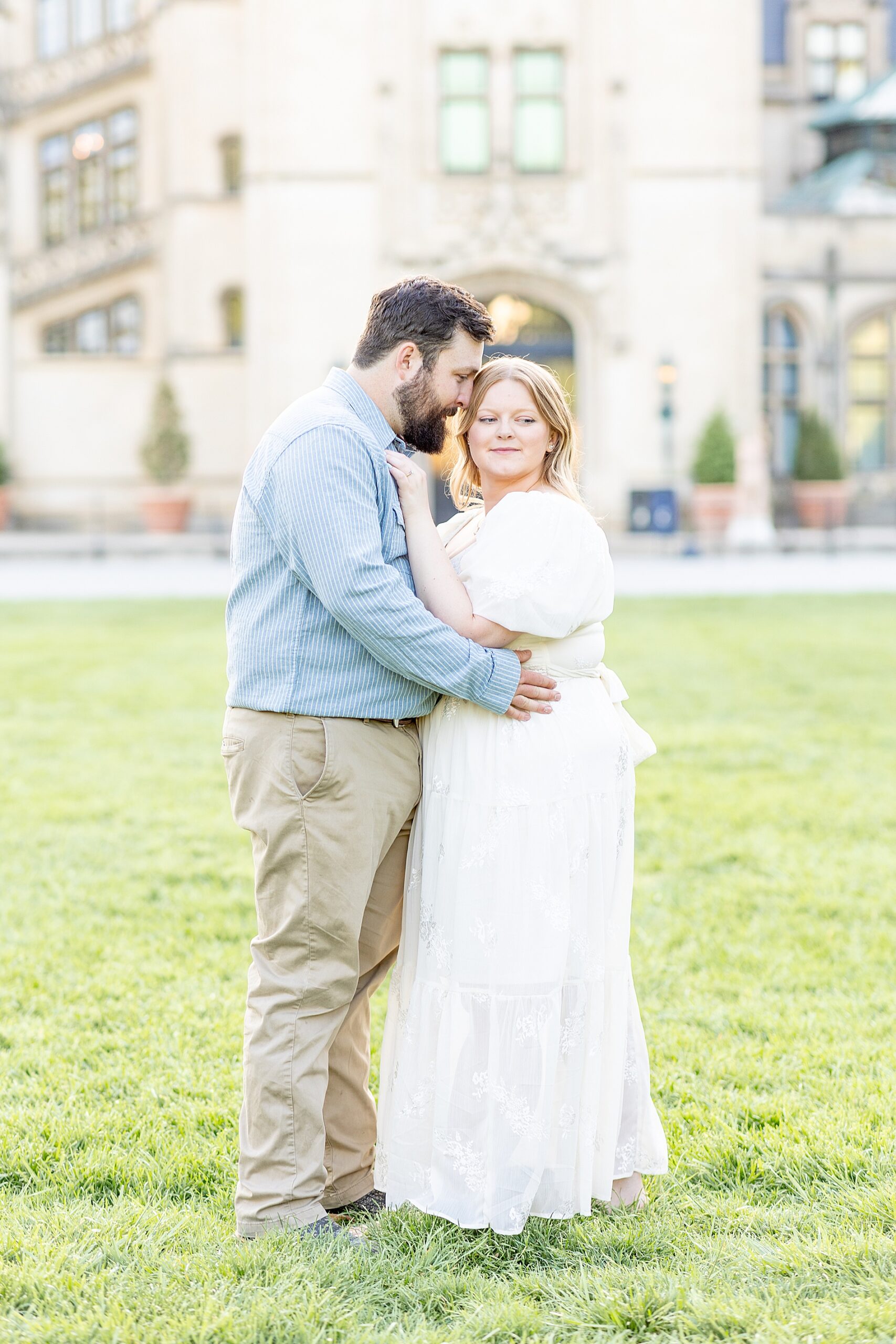 Spring Biltmore Estate Engagement in Asheville, NC