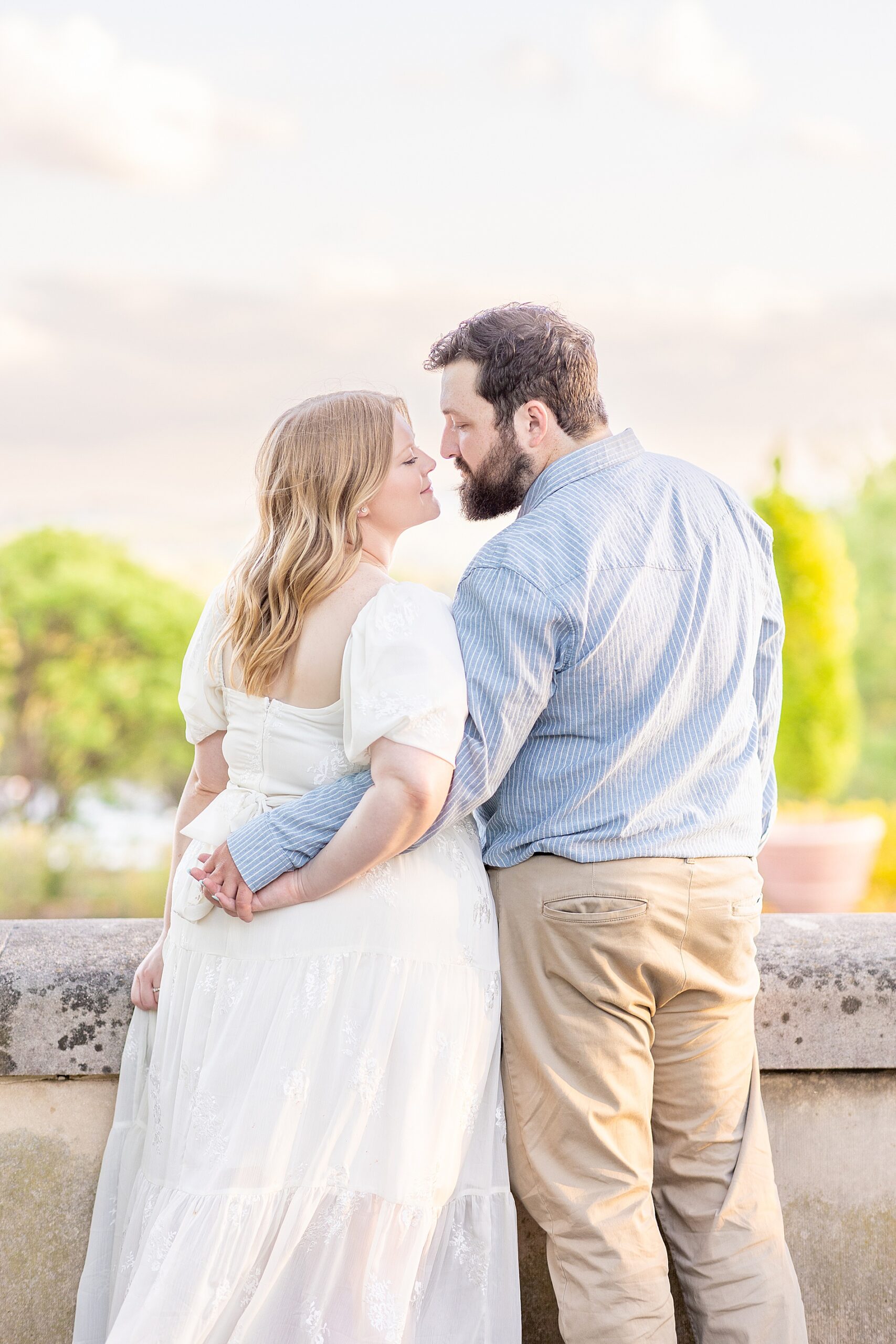 Spring Biltmore Estate Engagement in Asheville, NC