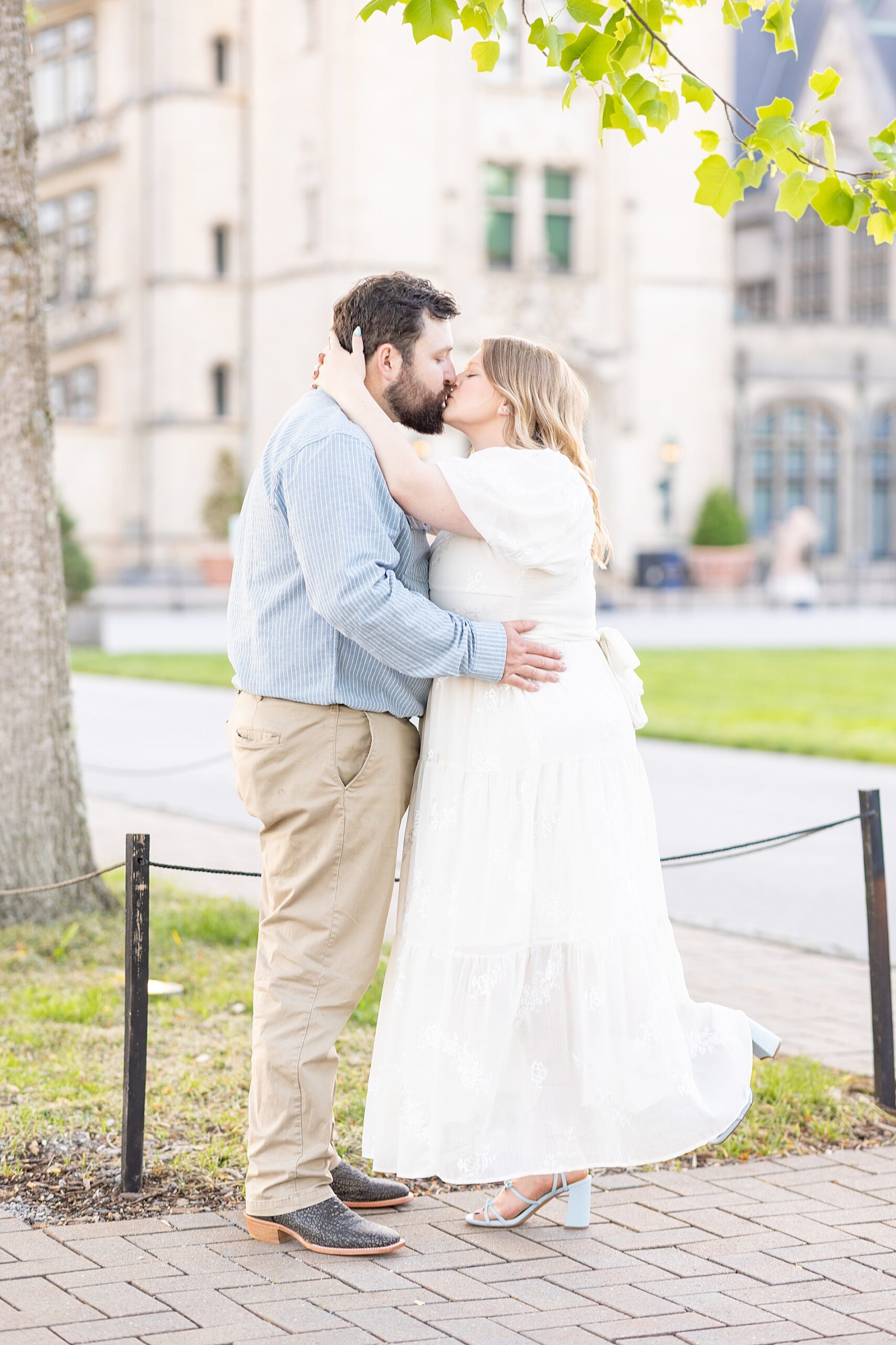 Spring Biltmore Estate Engagement in Asheville, NC