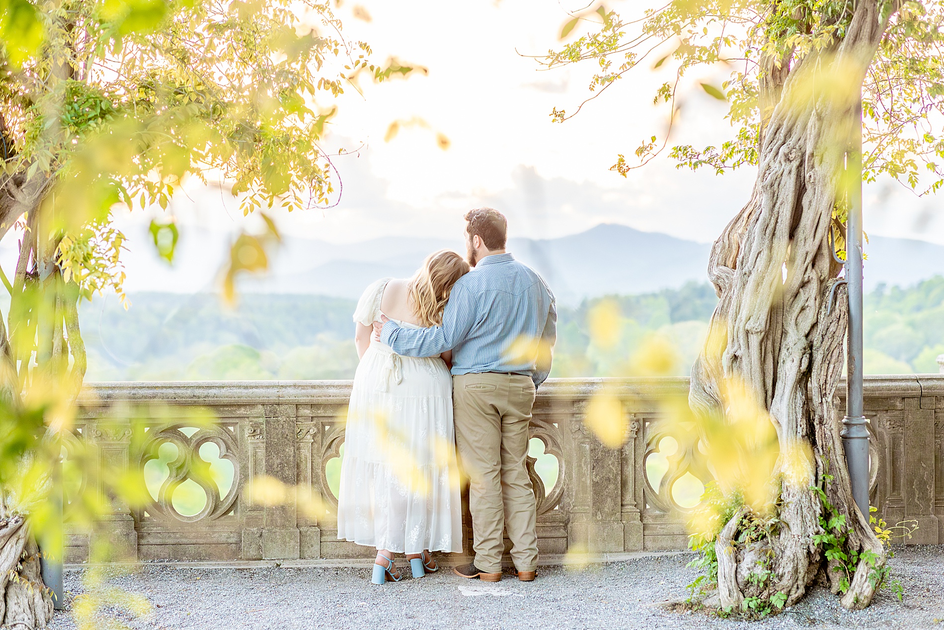 spring engagement photos