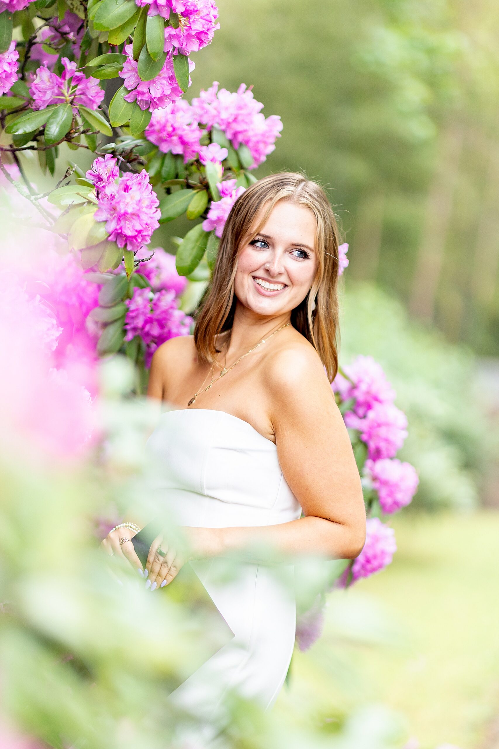 Spring senior session in Greenville South Carolina