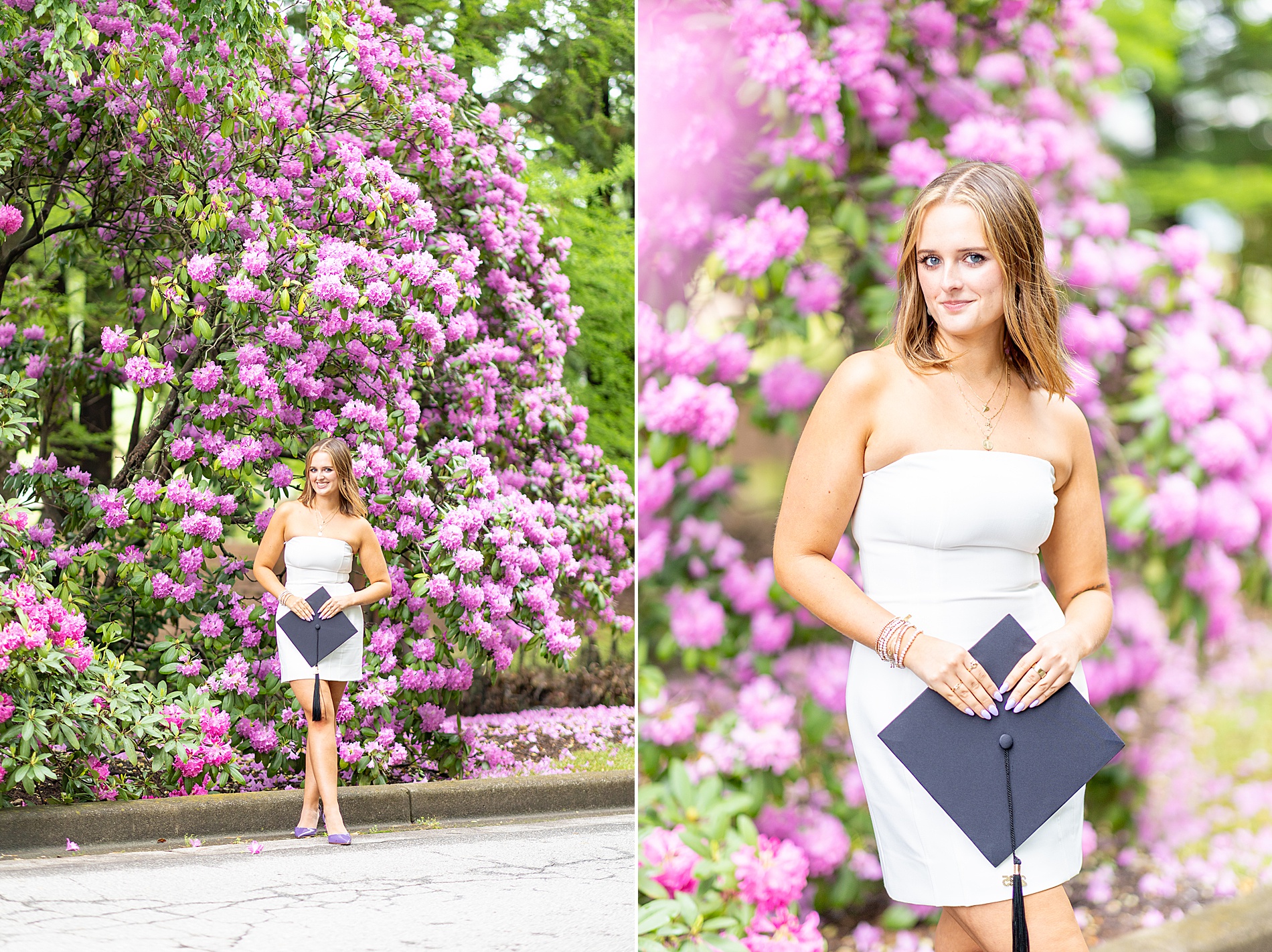Greenville, SC graduation session at Furman University