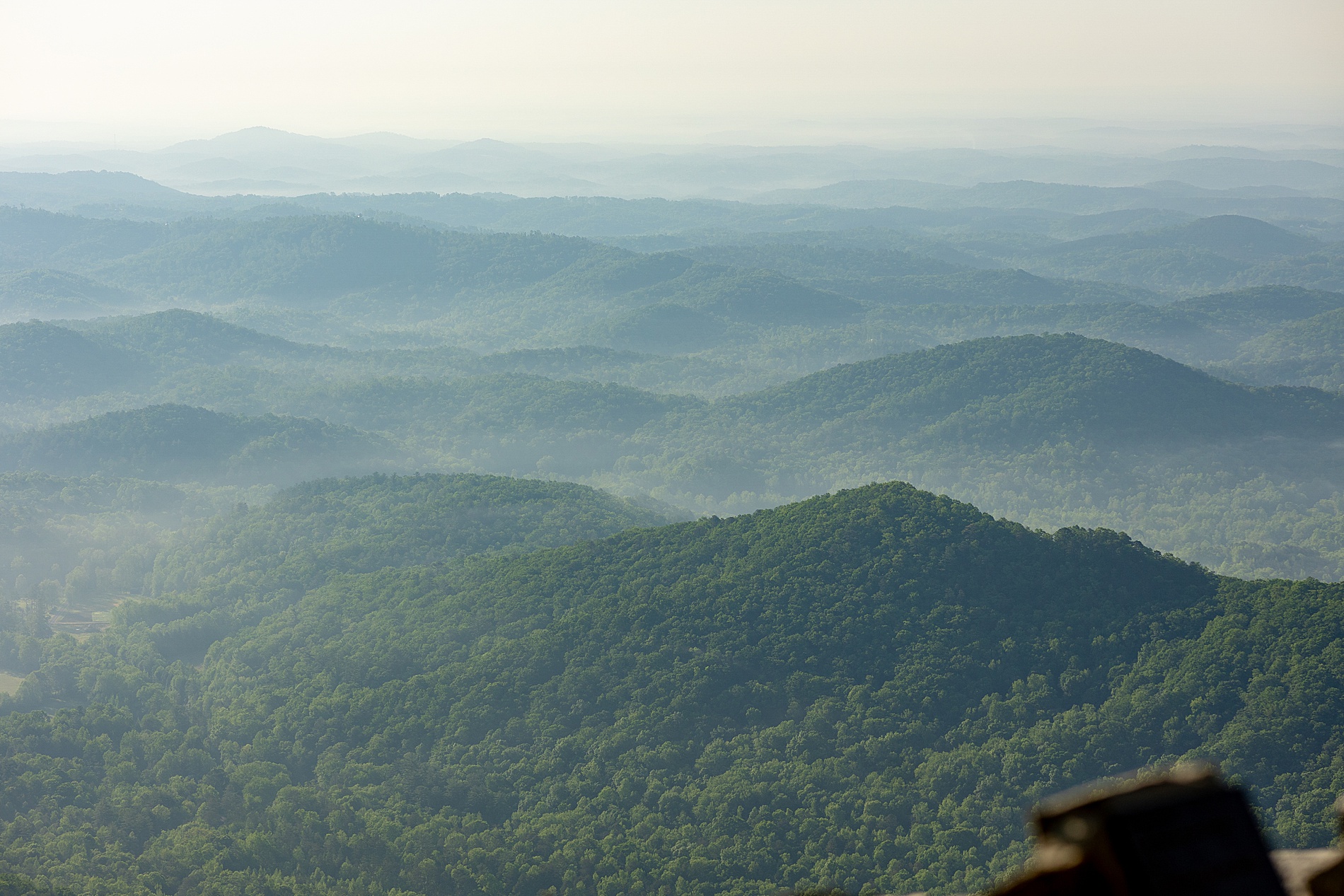 breathtaking views of the Blue Ridge Mountains in Greenville, SC