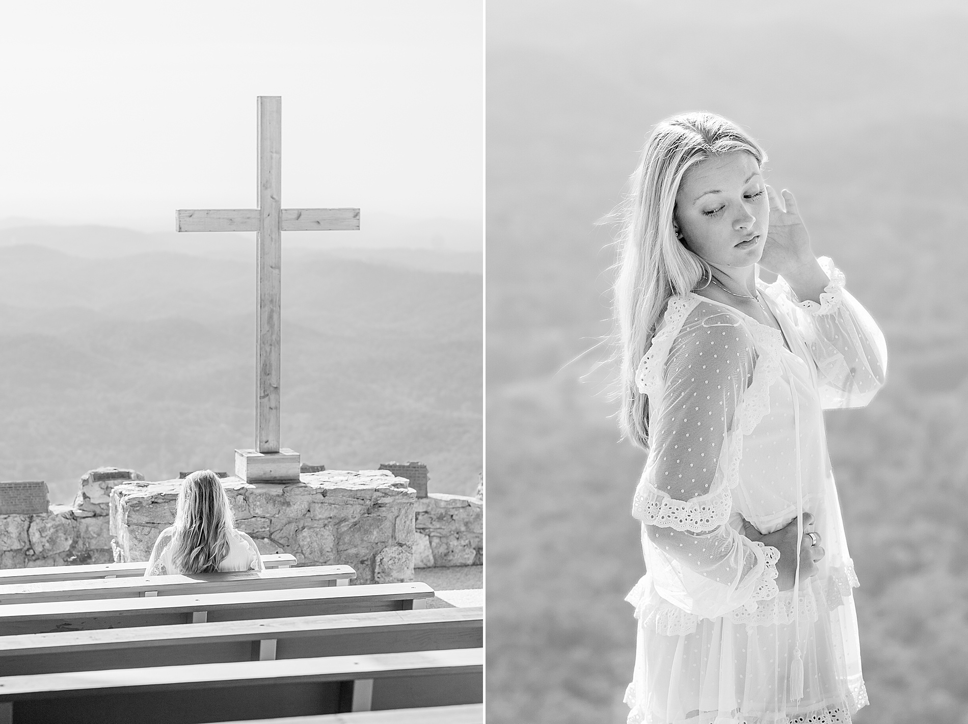 Sunrise Senior Session at Pretty Place Chapel