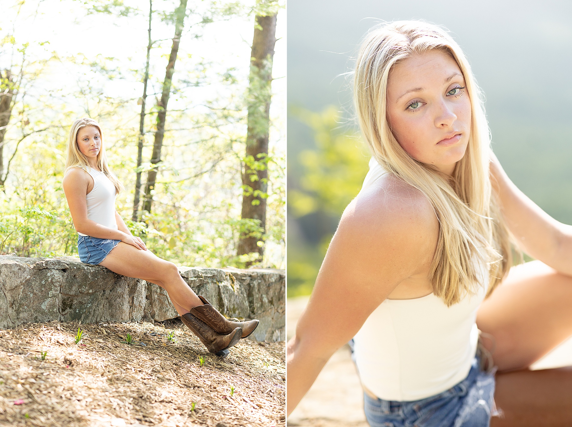 Sunrise Senior Session at Pretty Place Chapel