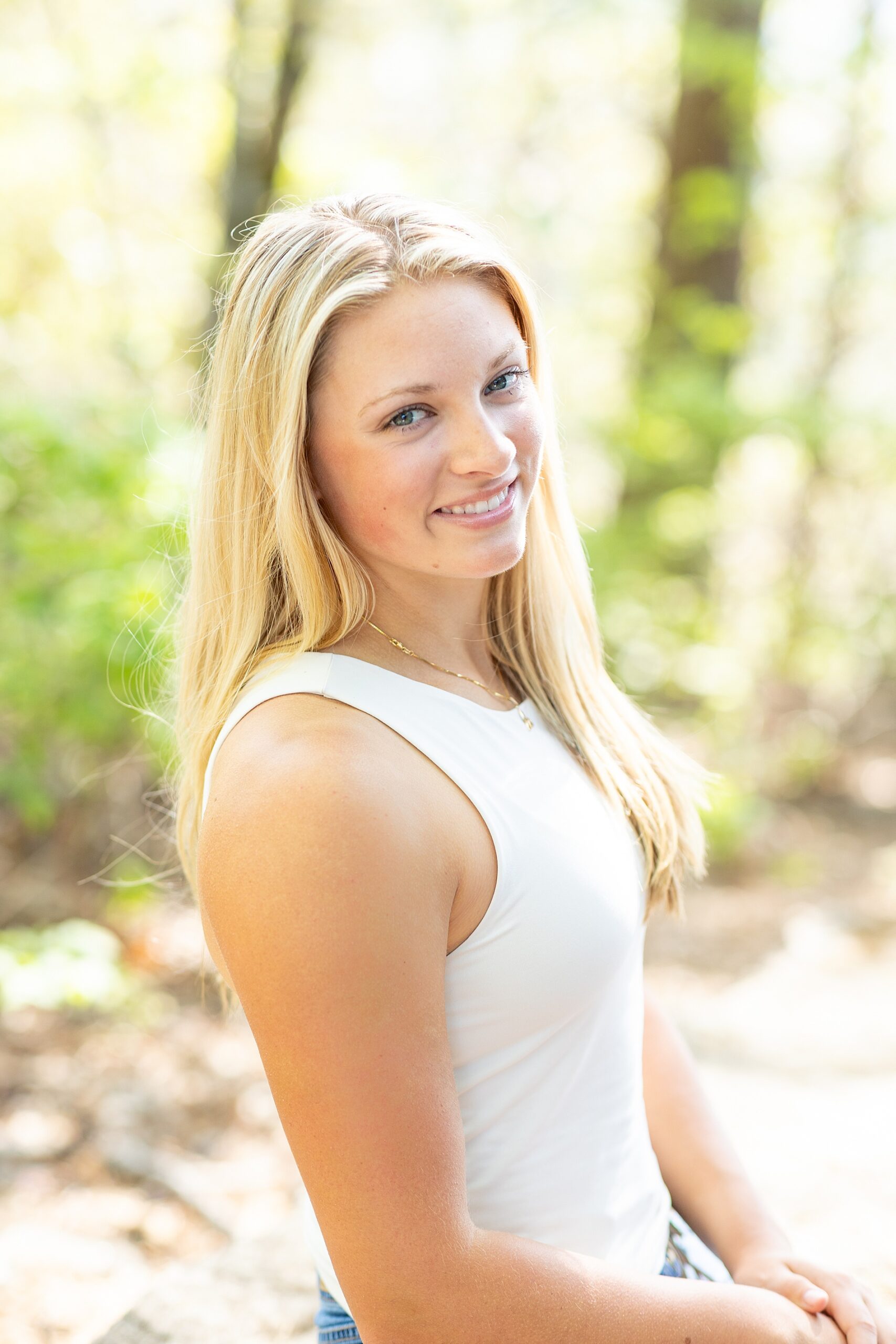 senior portraits at Pretty Place Chapel