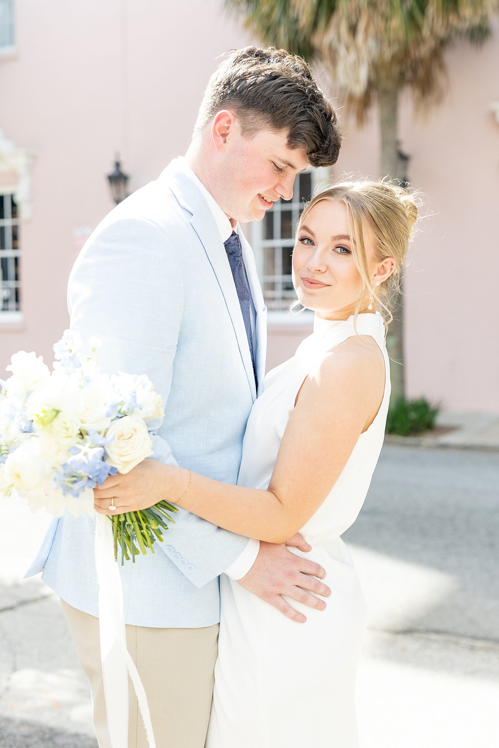 Light and Airy Charleston Engagement