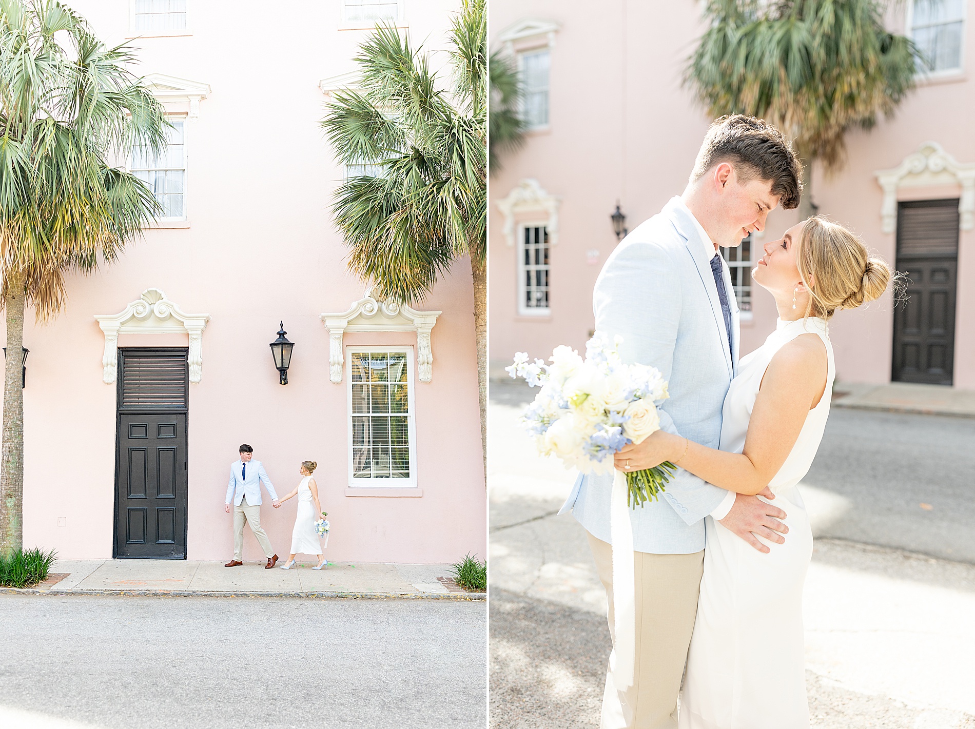 Light and Airy Charleston Engagement