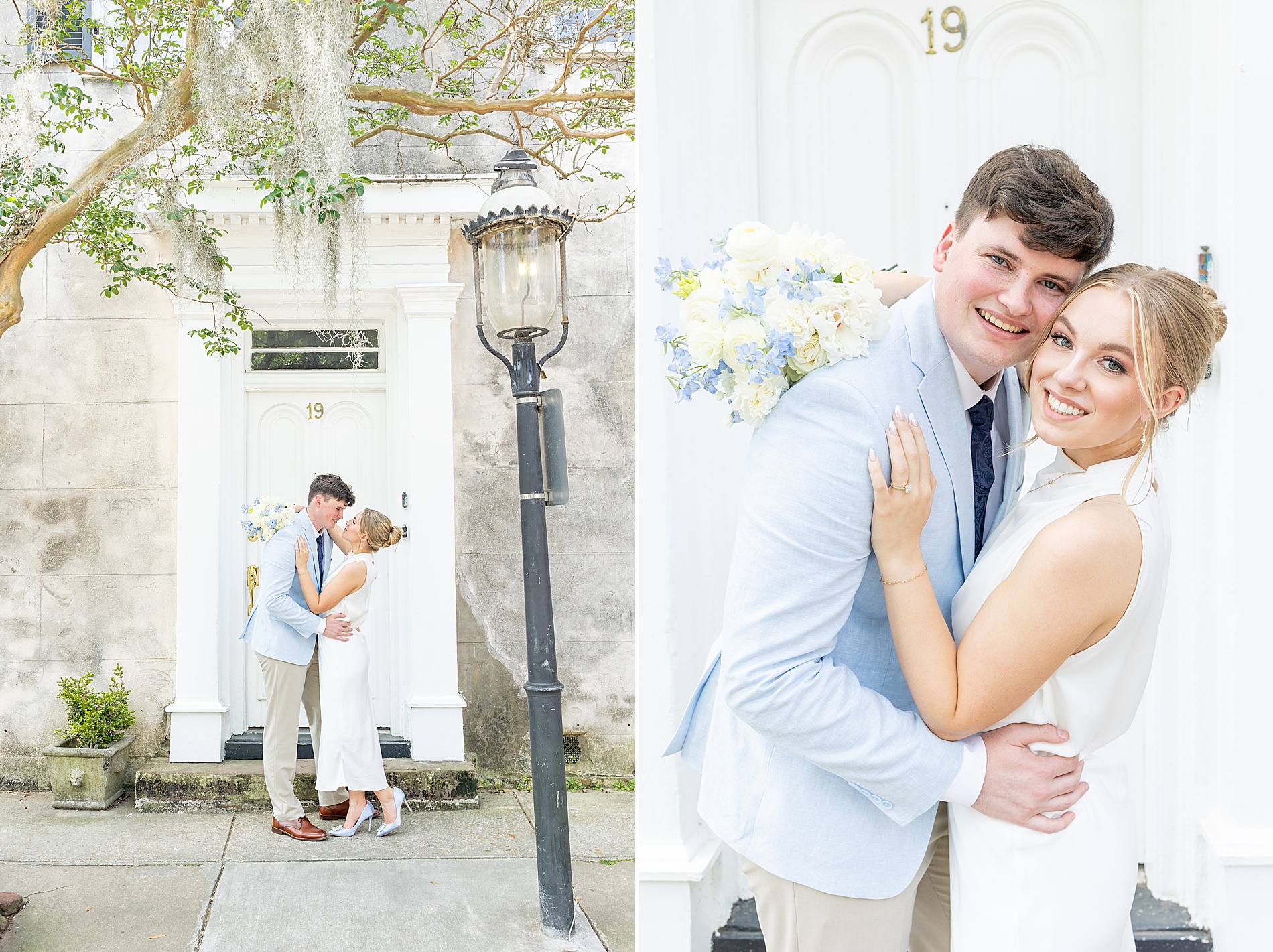 Timeless engagement photos in Charleston