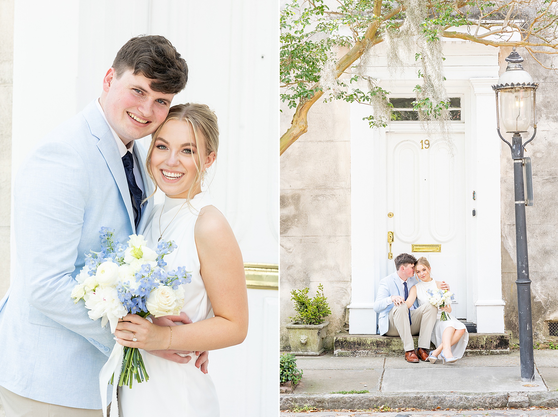 Light and Airy Charleston Engagement