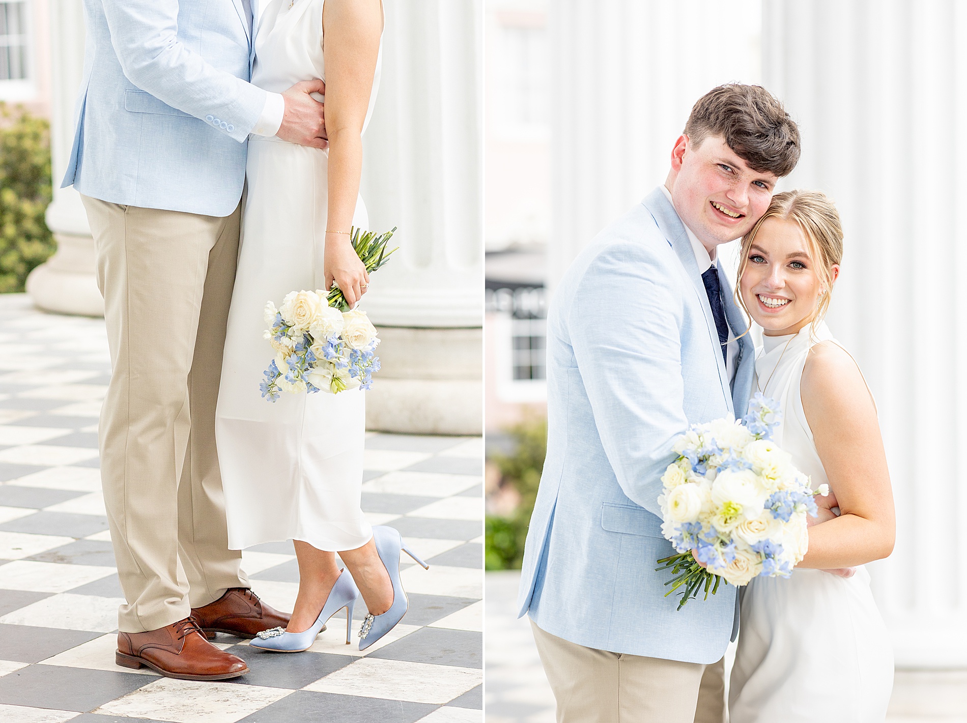 Light and Airy Charleston Engagement