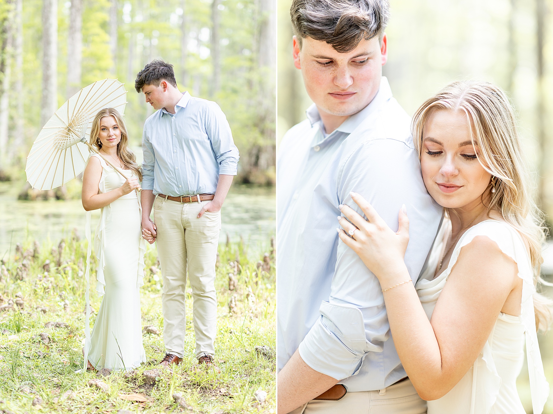 timeless Cypress Gardens engagement