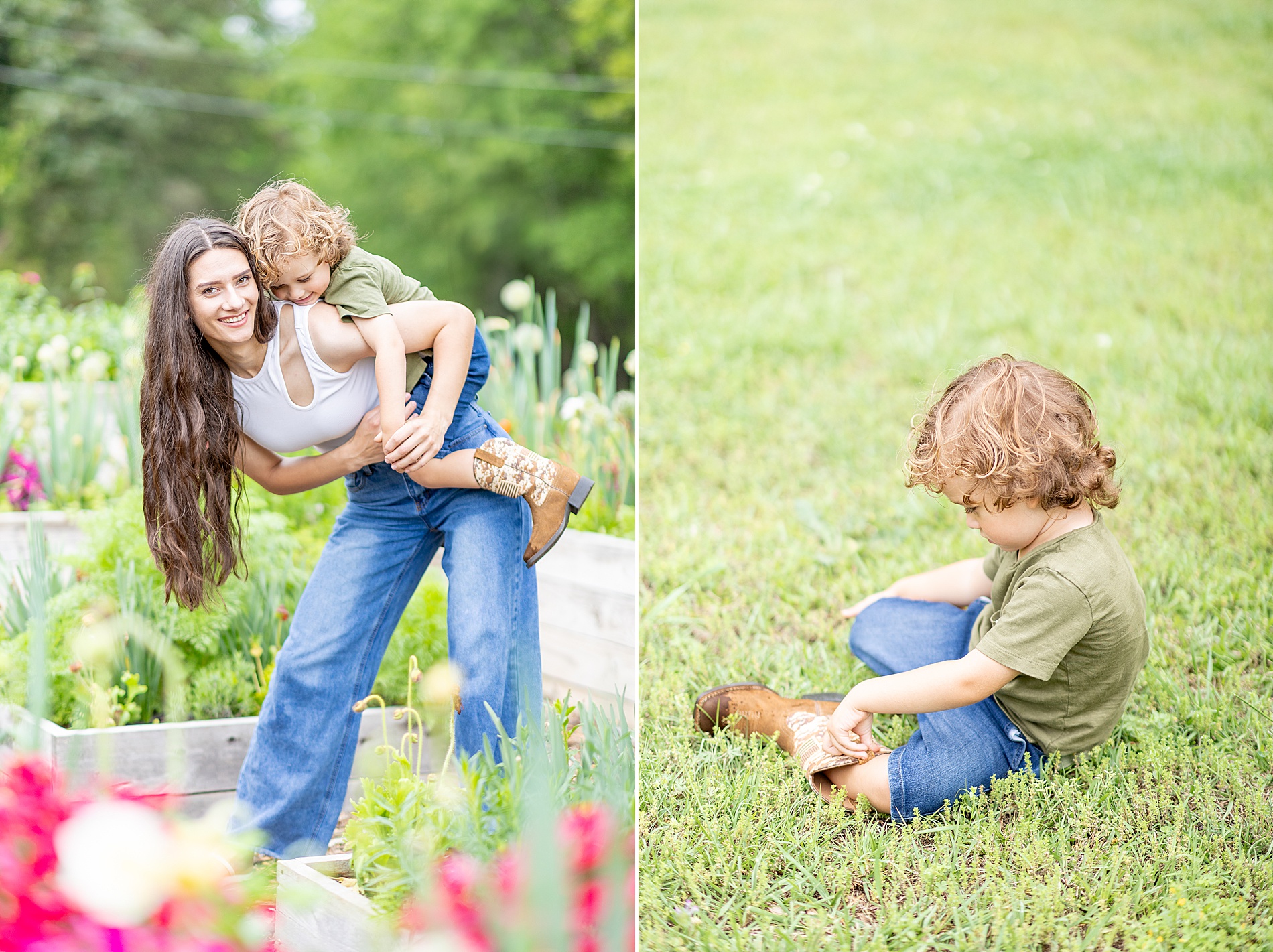 Spring Mini Sessions in Greenville, SC at Rabbit Crest Farms