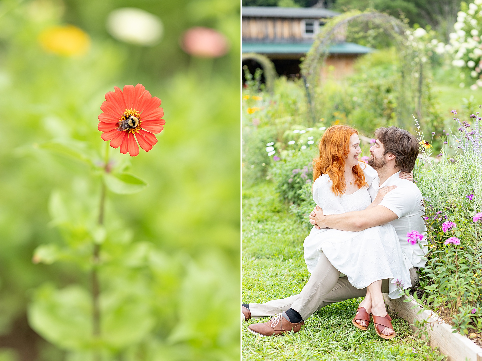Anniversary Session at The Never Ending Flower Farm 