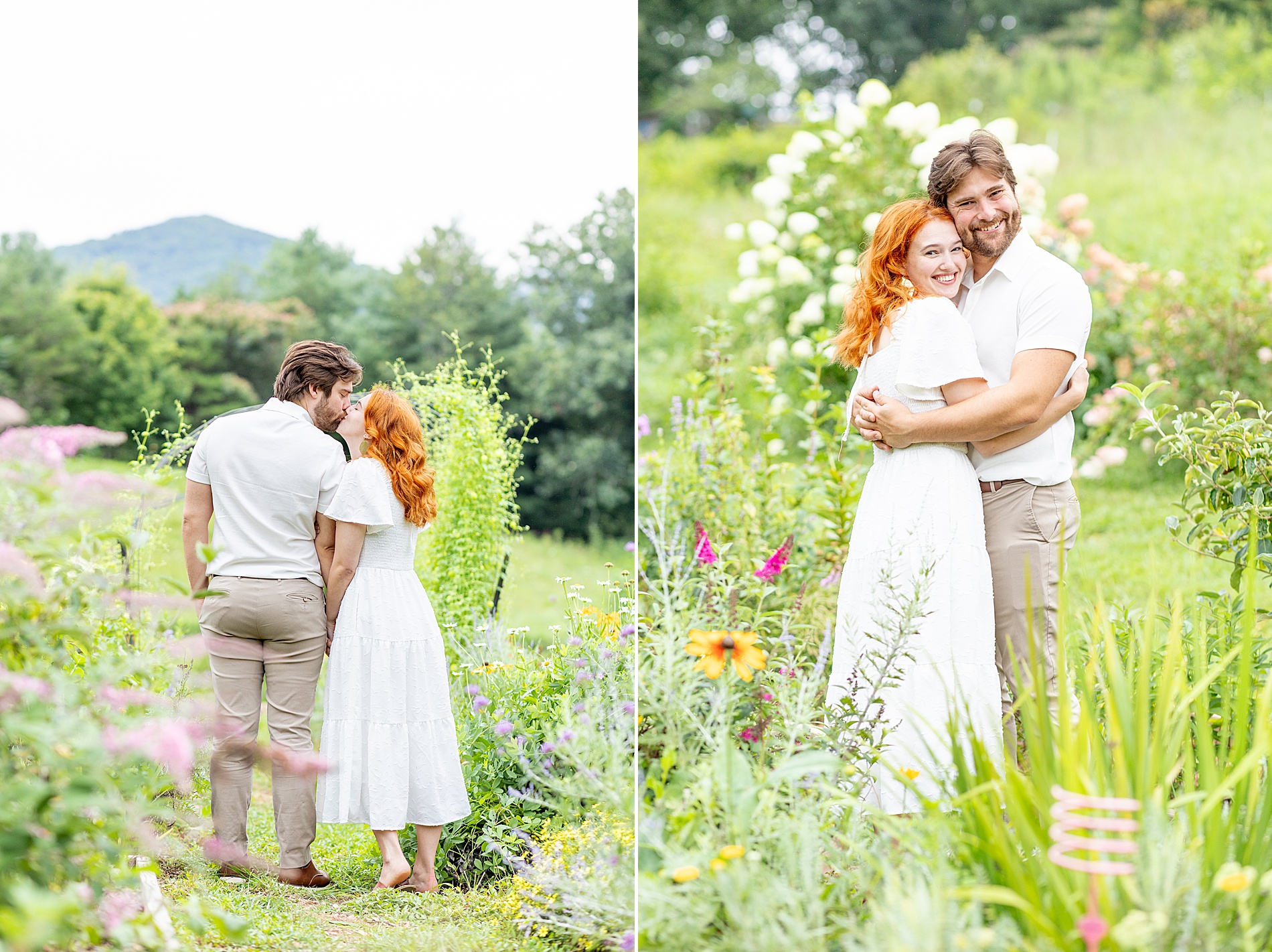 romantic summer couple portraits 