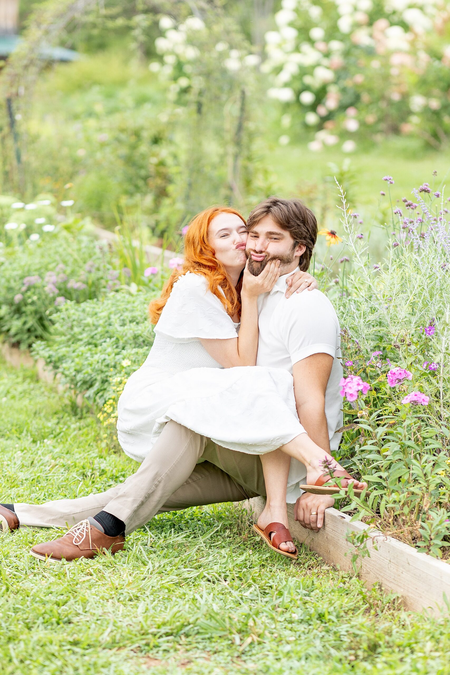 fun and playful couple portraits 