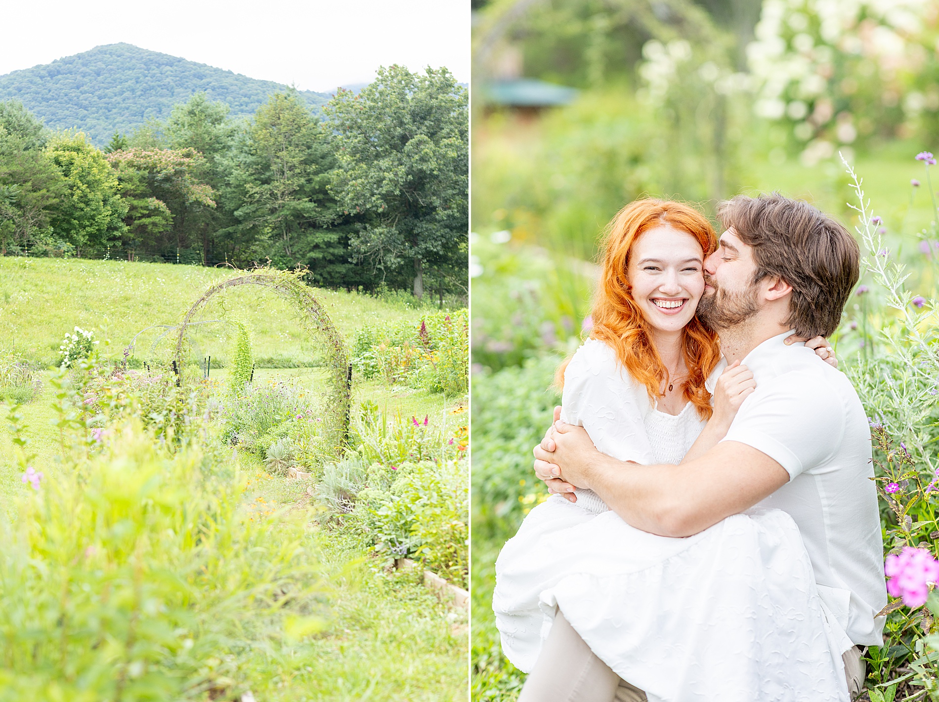 Anniversary Session at The Never Ending Flower Farm | Asheville, NC Wedding Photographer
