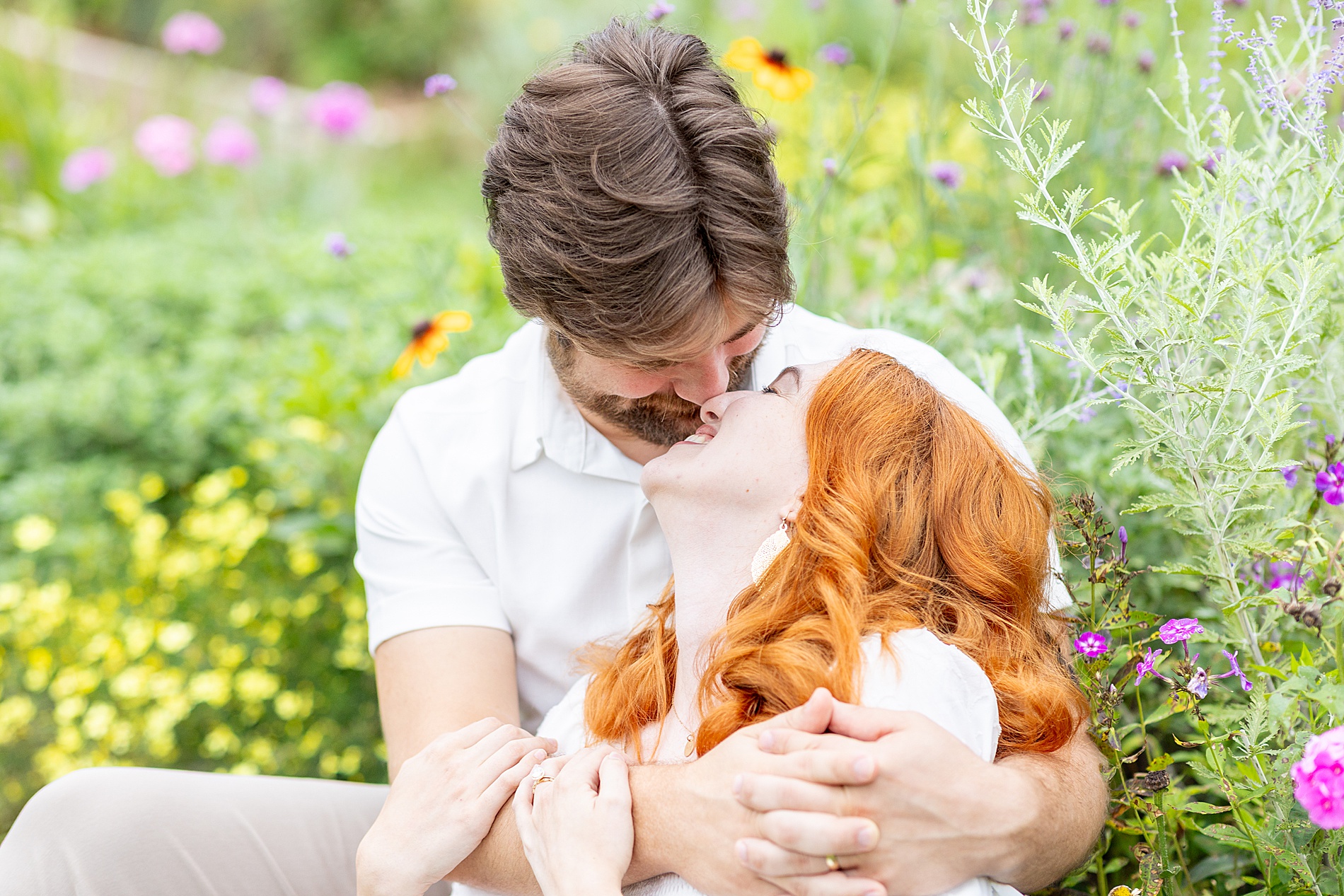 romantic anniversary portraits of Asheville Couple