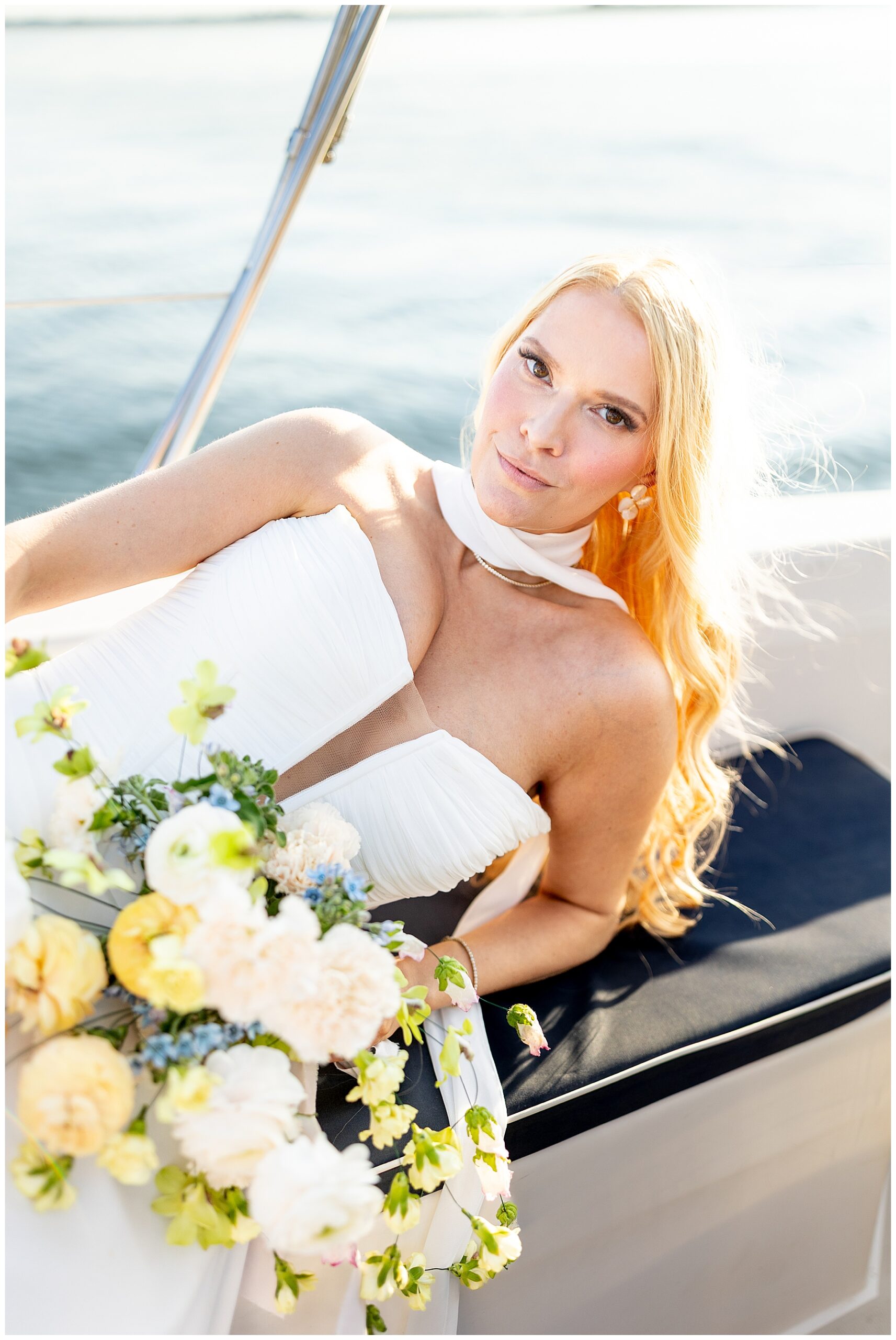 bride portraits in wedding dress 