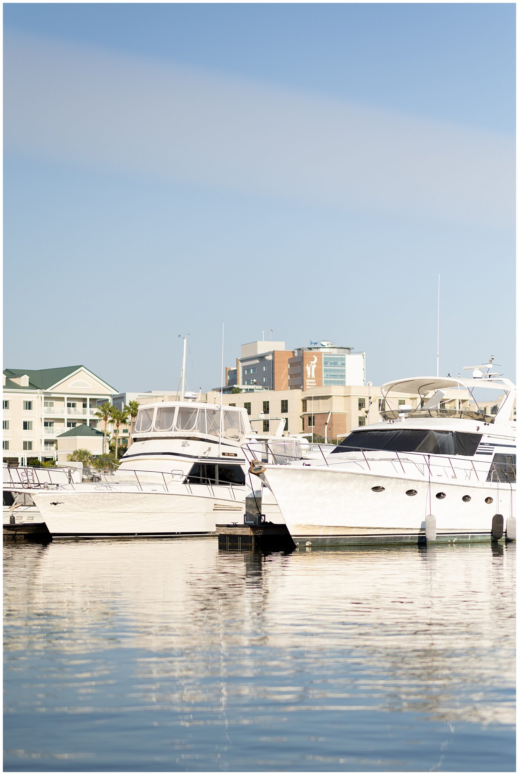 Charleston Harbor Wedding by Charleston wedding photographer 
