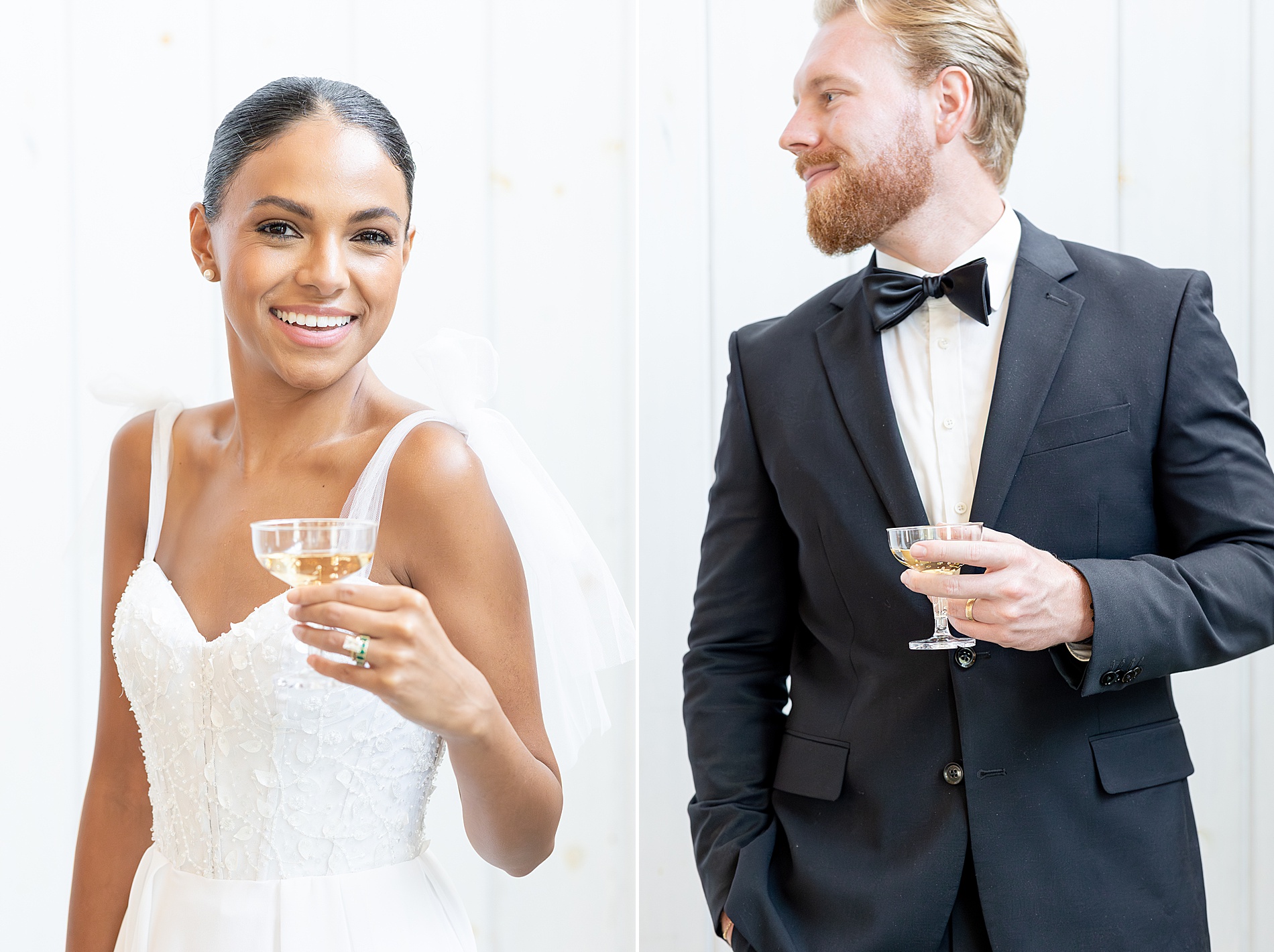 bride and groom portraits
