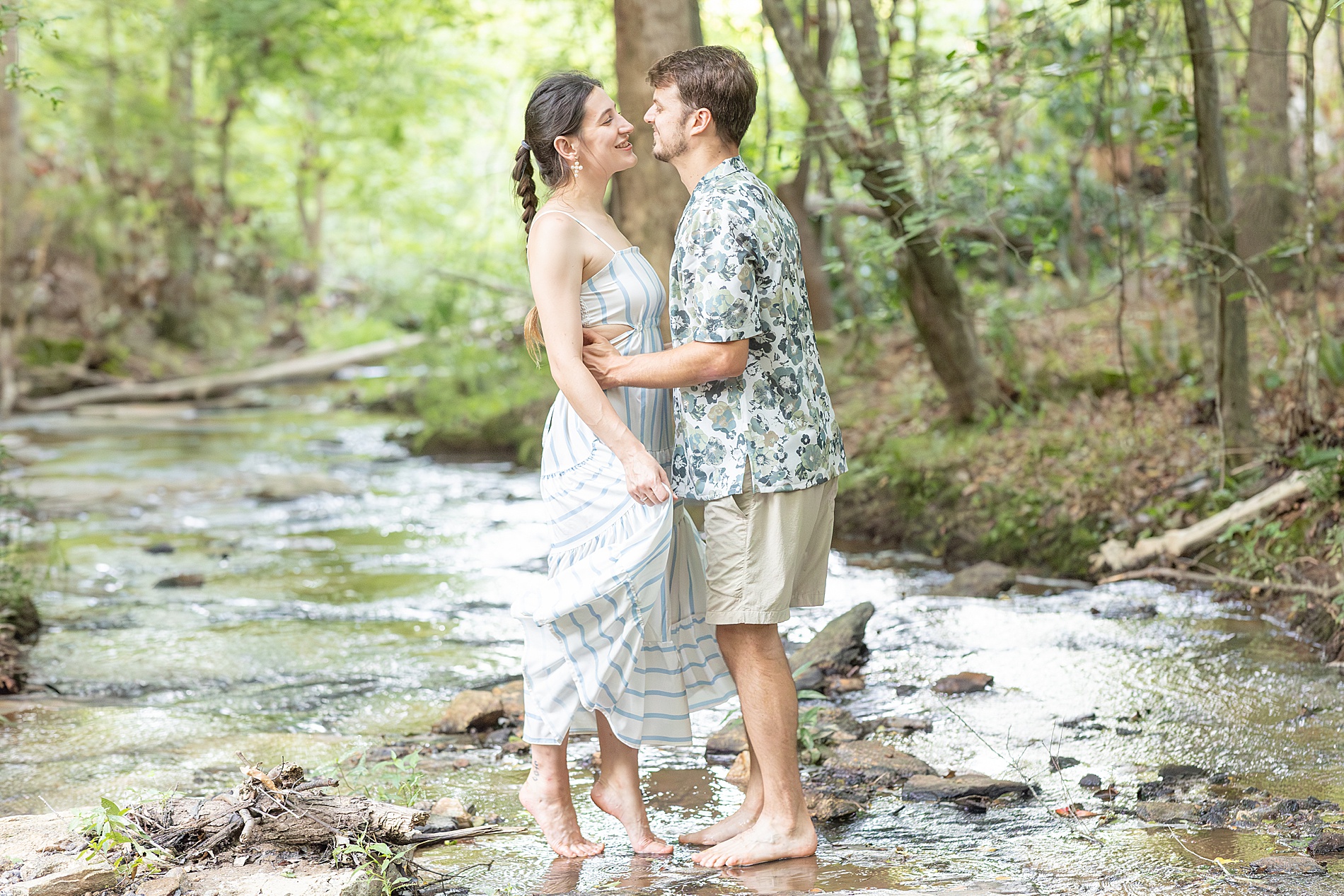 couple portraits from lifestyle family session in Greenville, SC