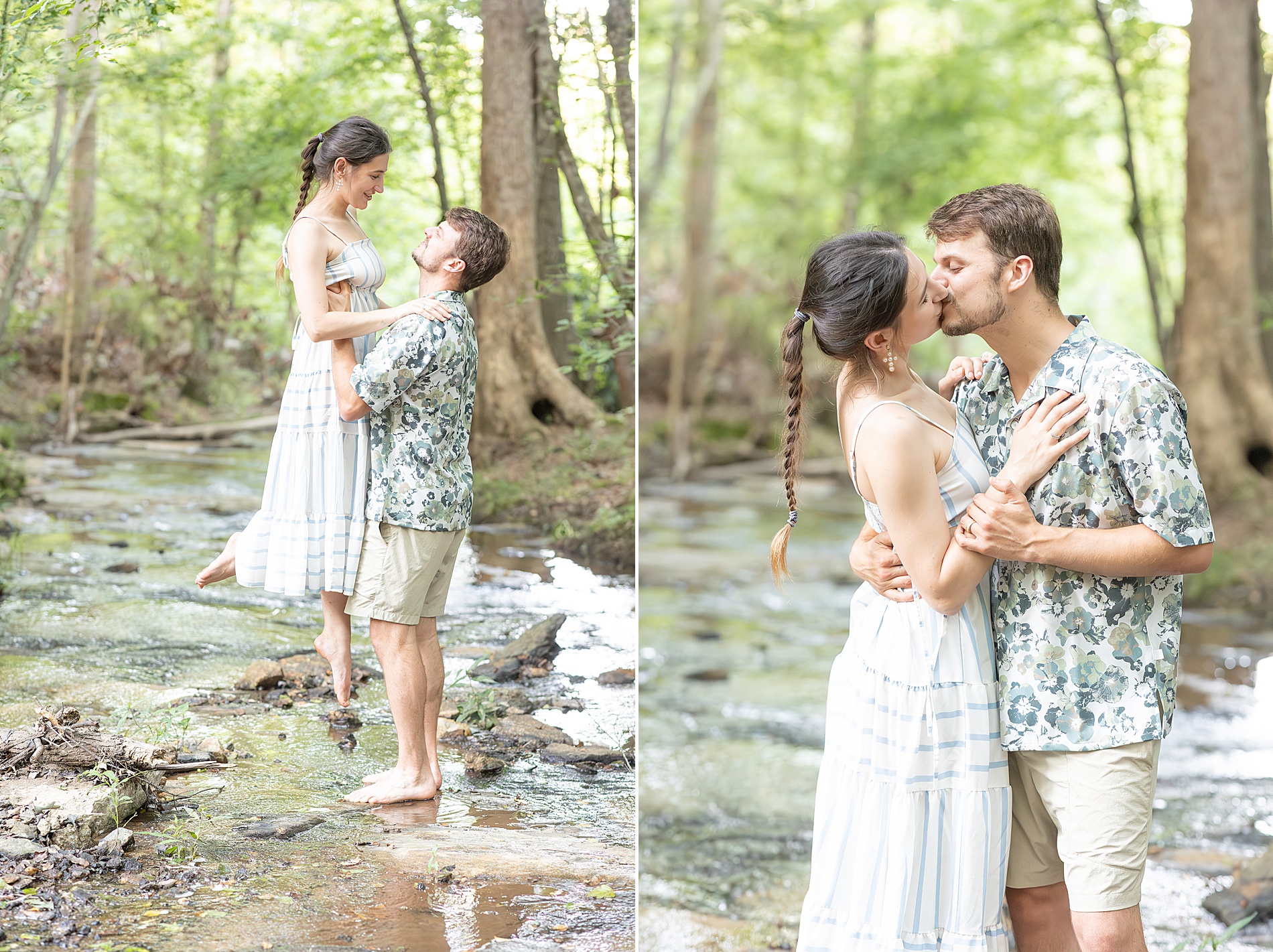 romantic couple portraits in Greenville, SC