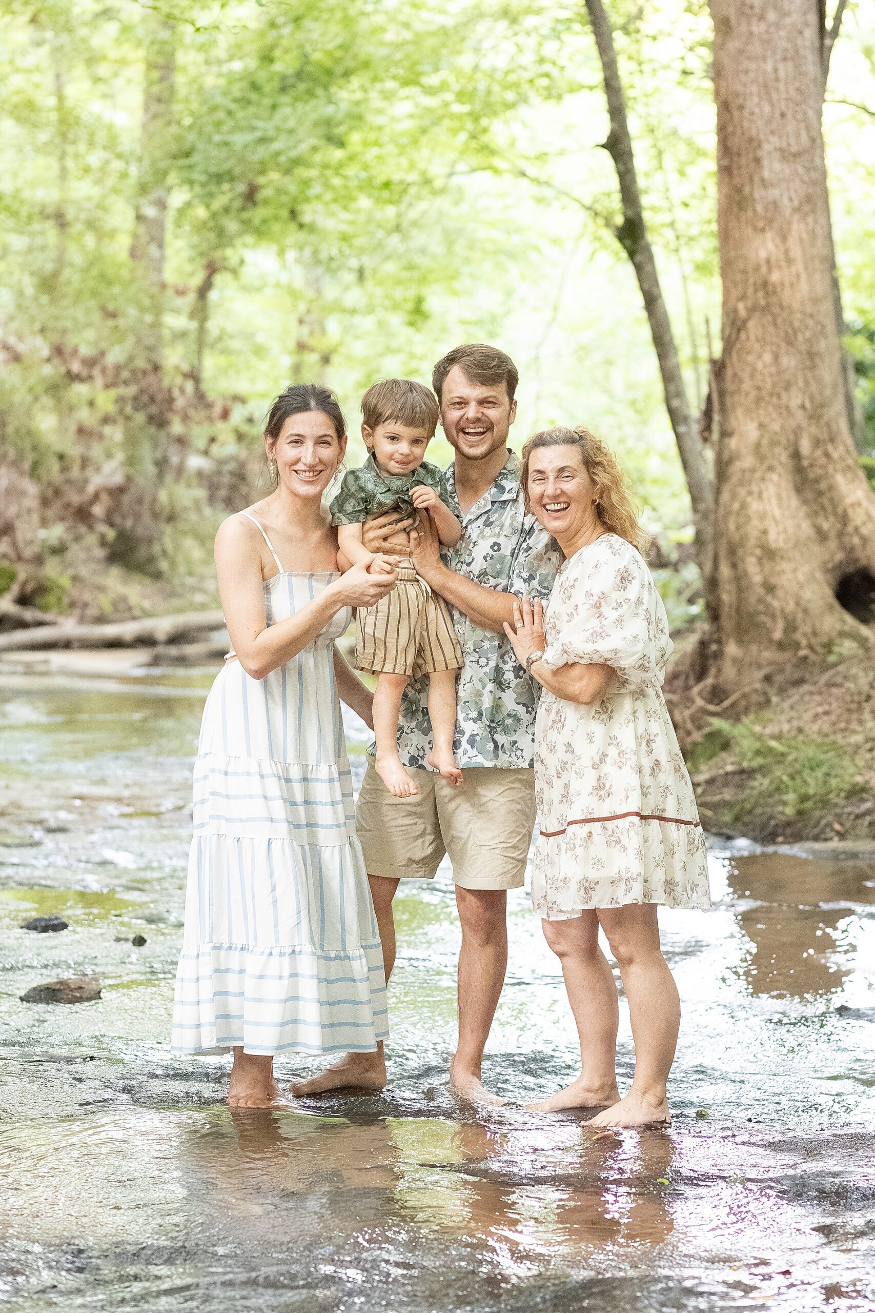 Greenville, SC Outdoor Lifestyle Session for family